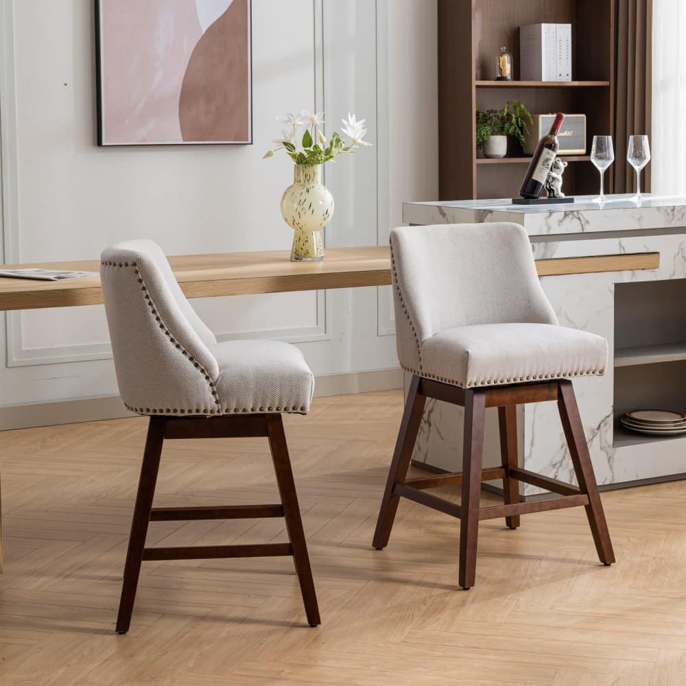Maison Boucle PORTLAND-MB-BEIGE stools - View #4