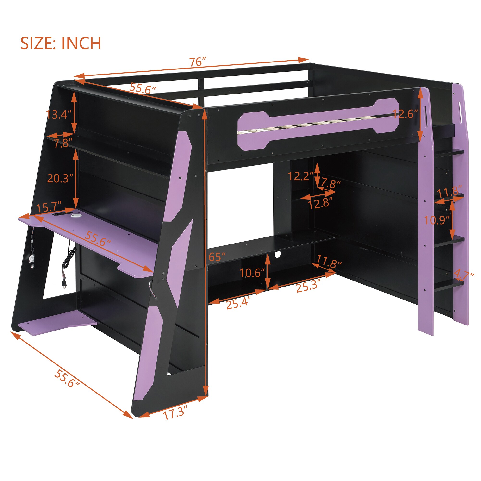 Bellemave JXYPB76398 Bunk-Beds - View #3