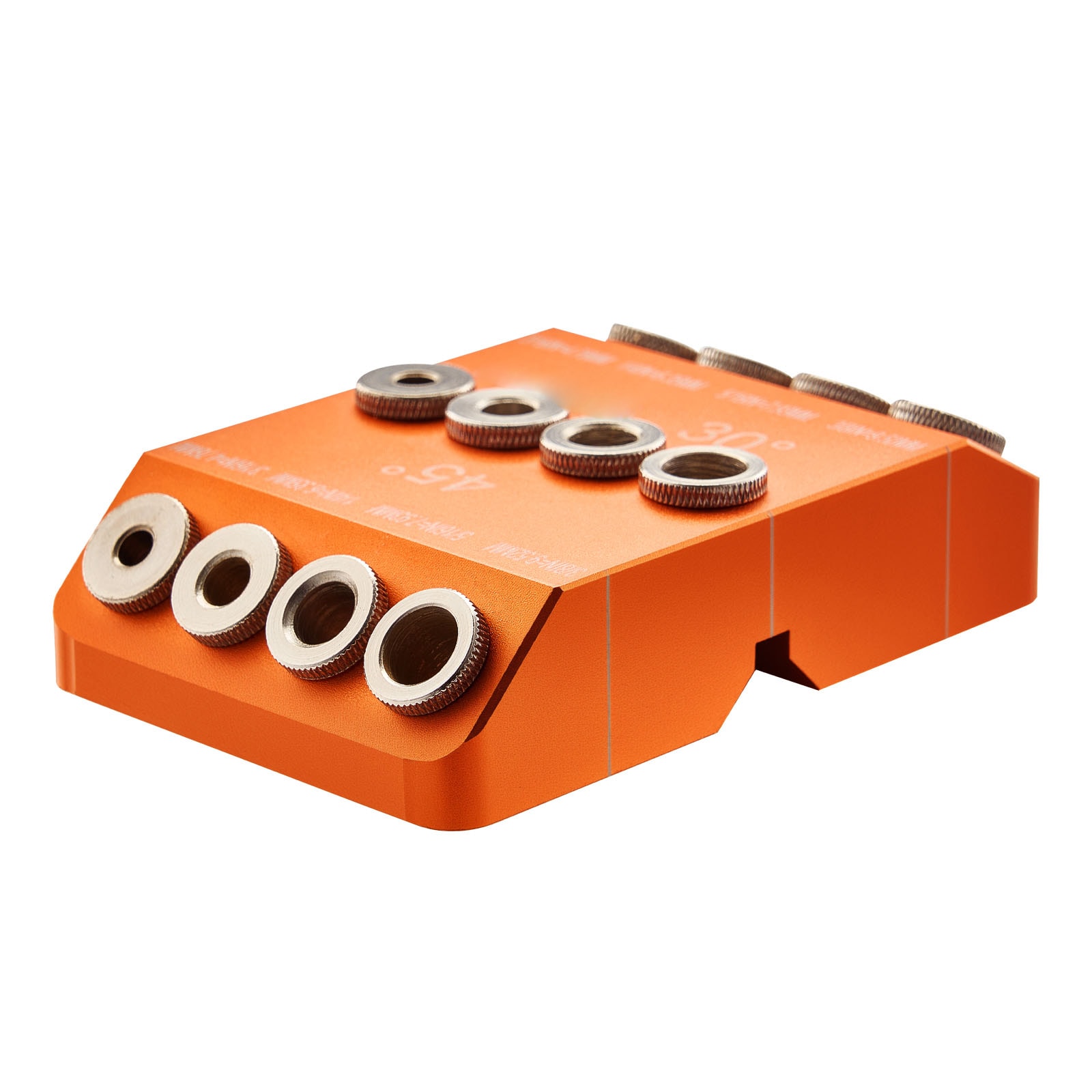 GIVIMO 30 45 90 Degree 3 8-in 5 16-in 1 4-in 3 16-in Portable Precision Angle Hole Drilling For Deck Cable Railing Wood Post Stair Handrail Drill Guide Jig #LW018GIVSS119-N