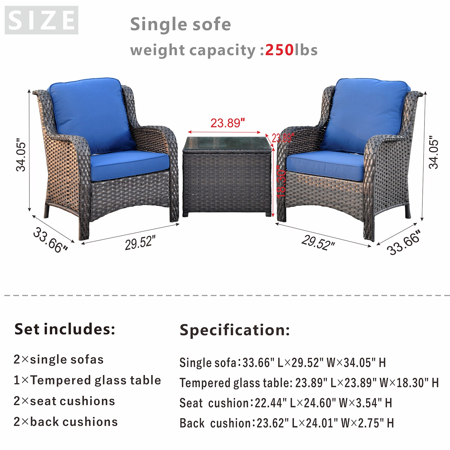XIZZI XCT70022T Patio-Chairs - View #2