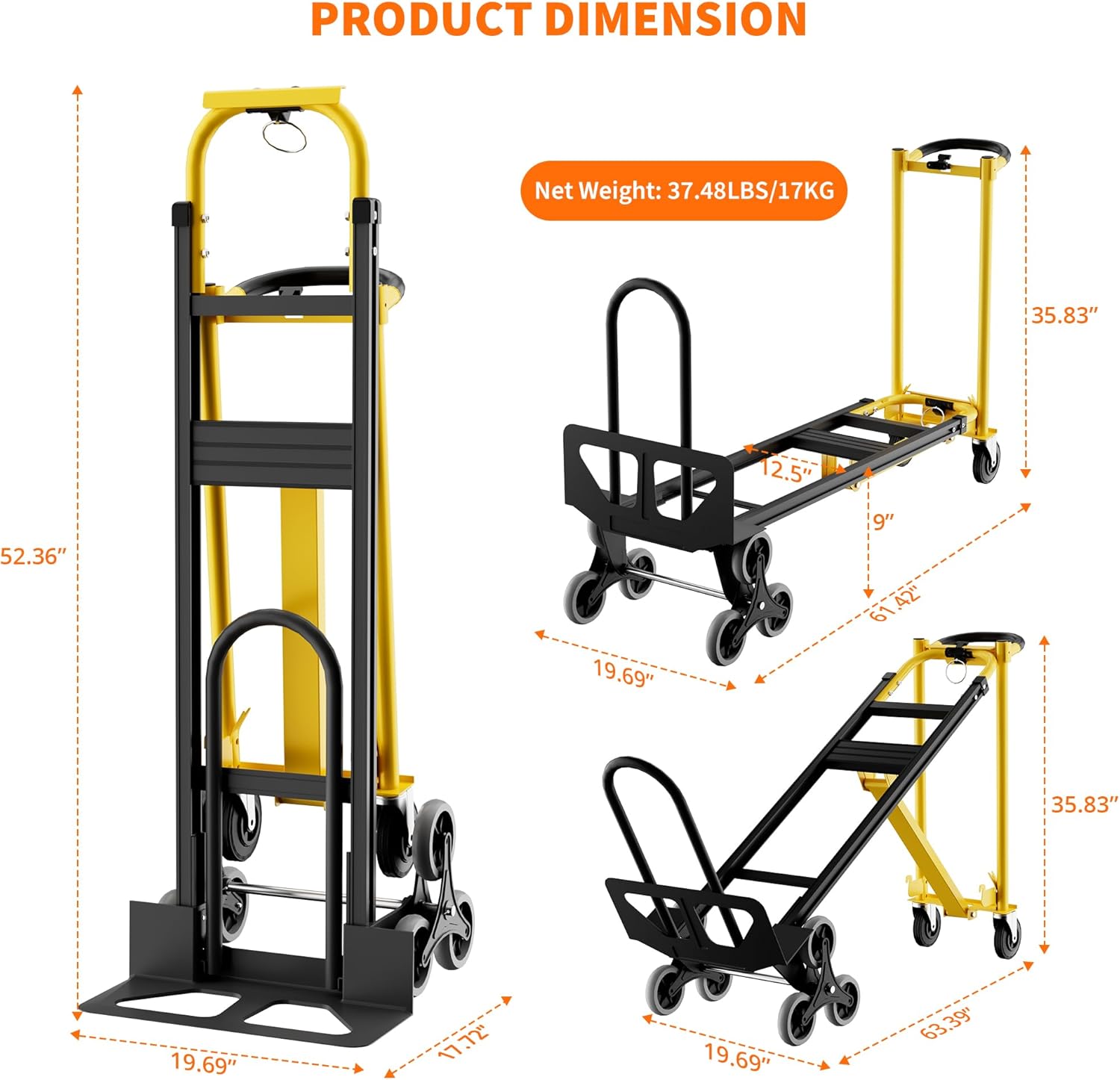 Garvee GWPLS-337EJI7I Hand-Truck-Dollies - View #5