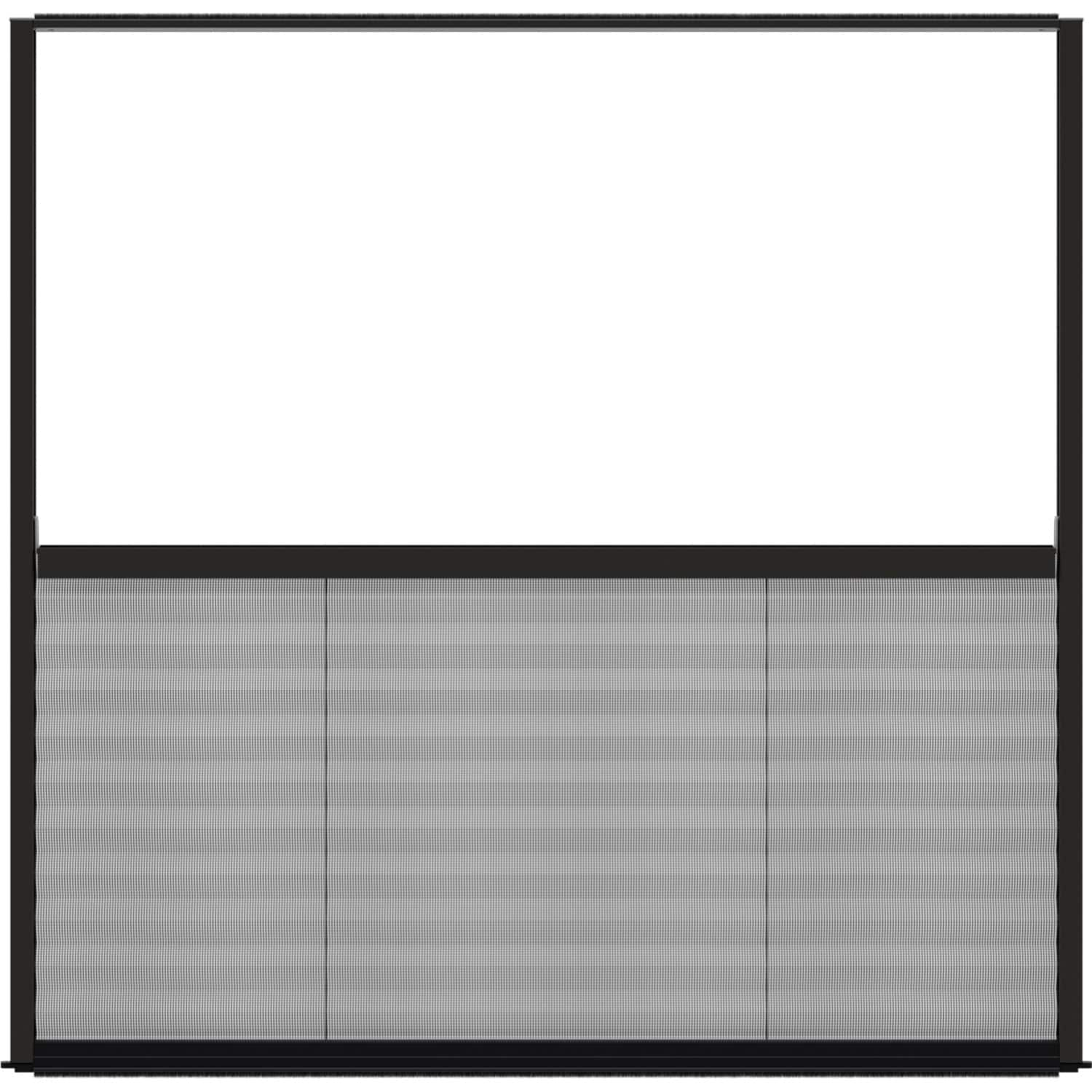 Pella Hidden Screen 27-in X 20-in Black Aluminum Frame Window Screen In 