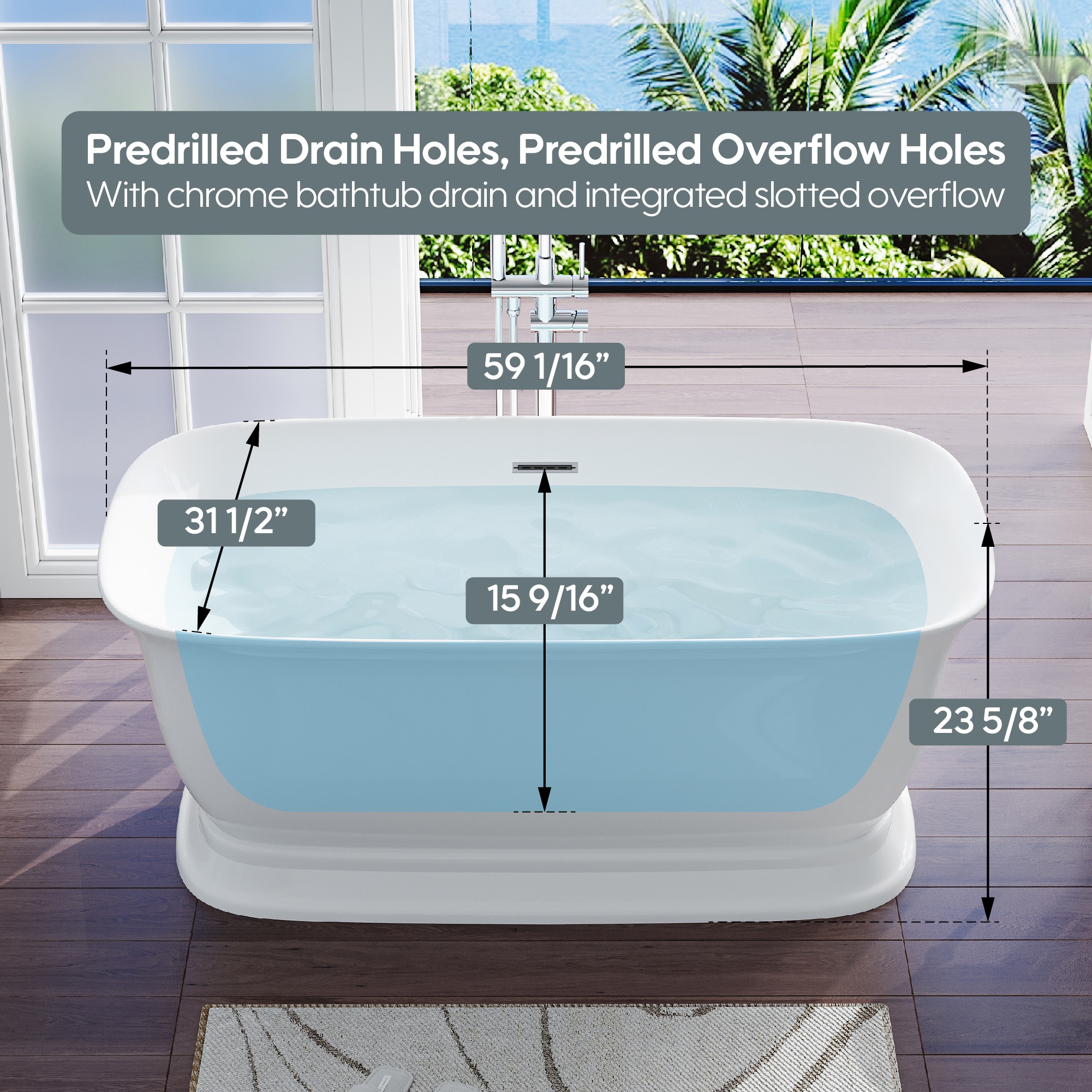 Forclover TUW-TI150 bathtubs - View #4