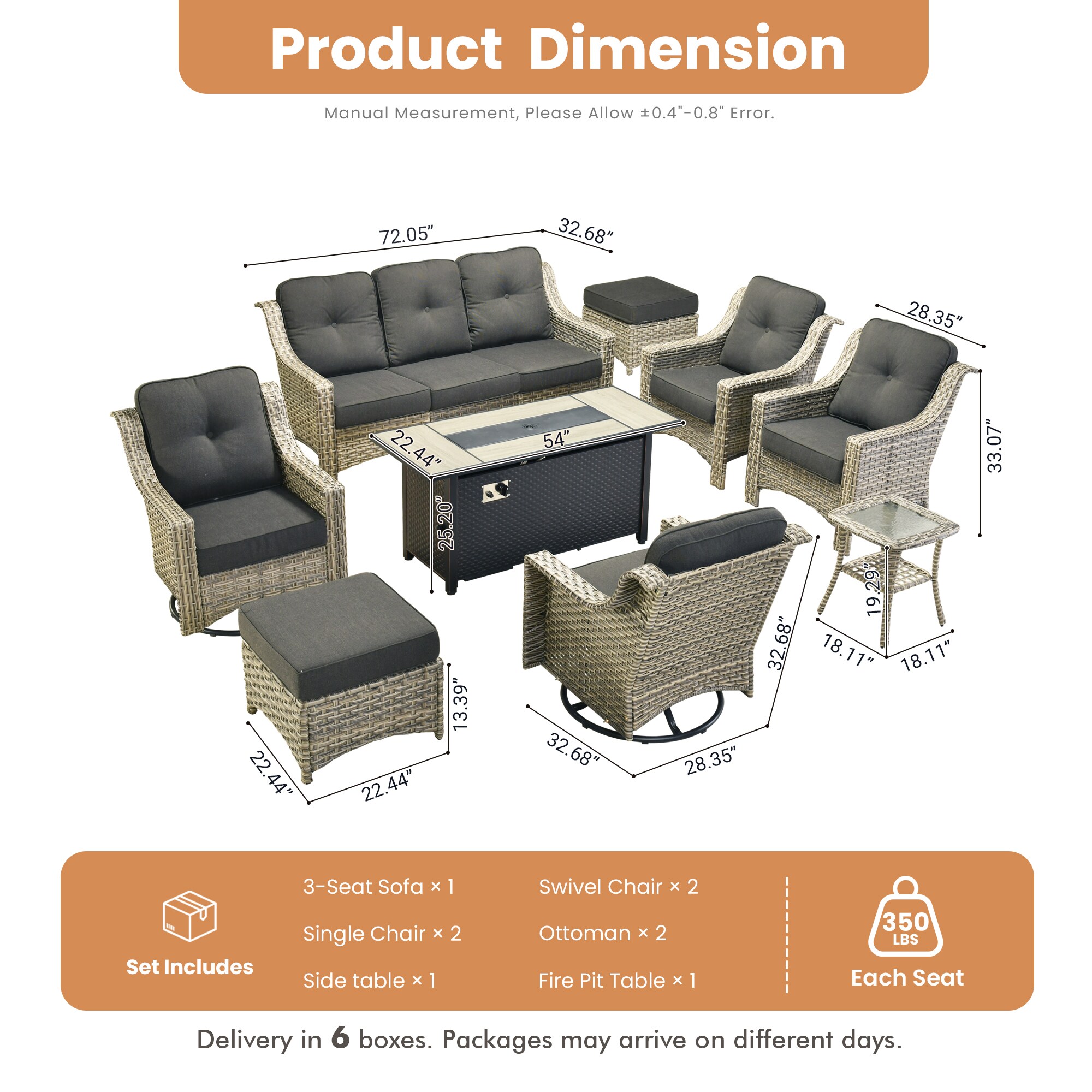 ALTRIGUS 6LCFP8503YZPAD109 Patio-Conversation-Sets - View #12