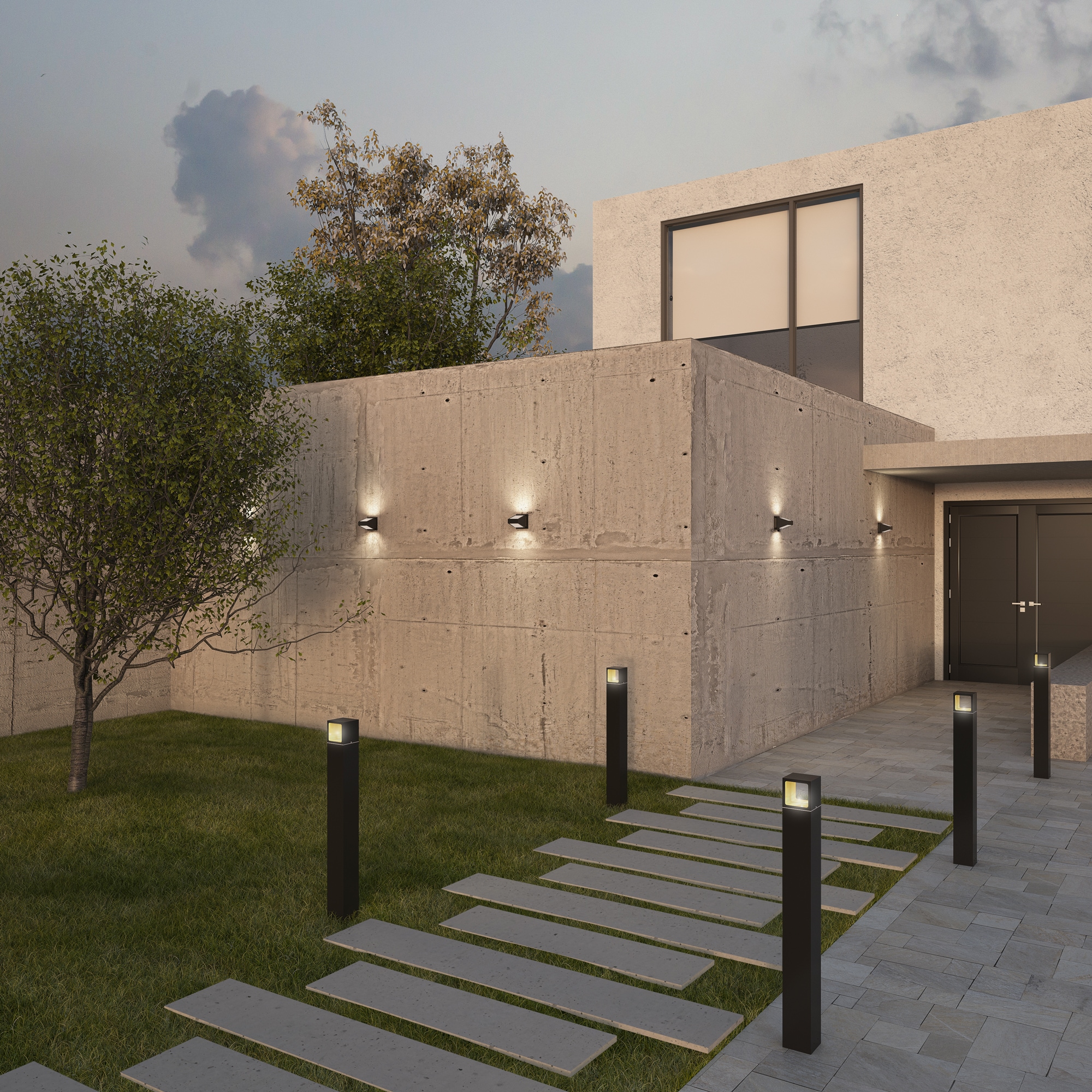 DALS Lighting LEDPATH004D-SG Path-Lights - View #2