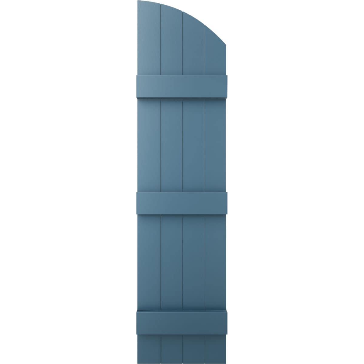 Ekena Millwork LJ6S14X08100CB 14-in W x 81-in H Classic Blue Board and batten Exterior Shutters ( 2 -Pack )