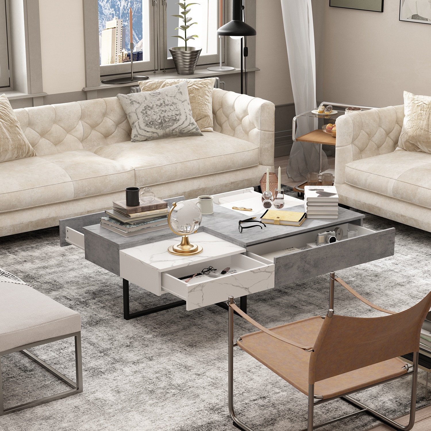 FUFU&GAGA LJY-KF200208-01 Coffee-Tables - View #2