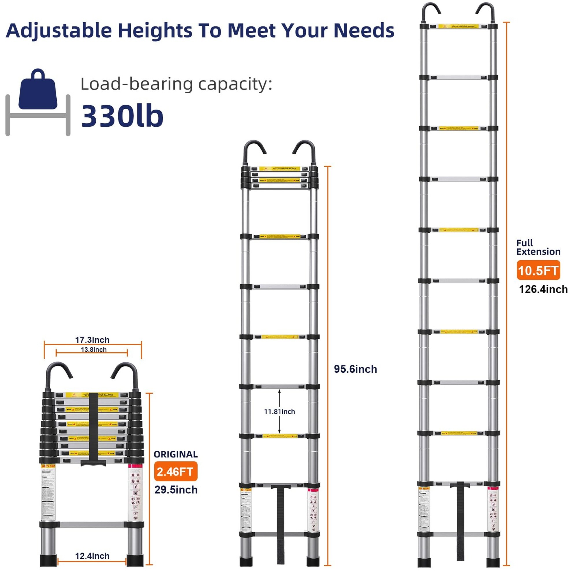 Numhew NHBEN384336 Extension-Ladders - View #2