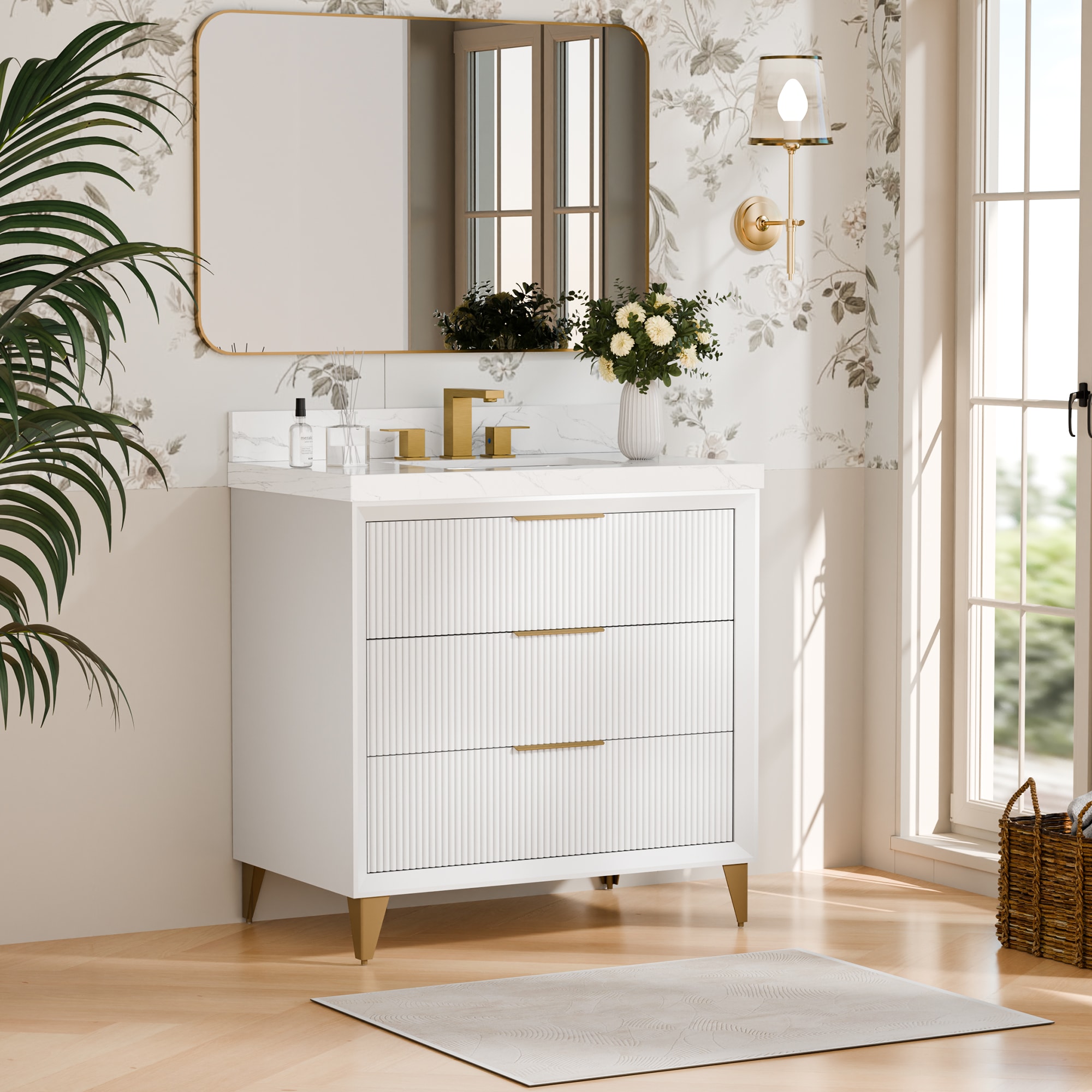 FURUISI LL36001W-36IN Bath-Vanity-Combo - View #2