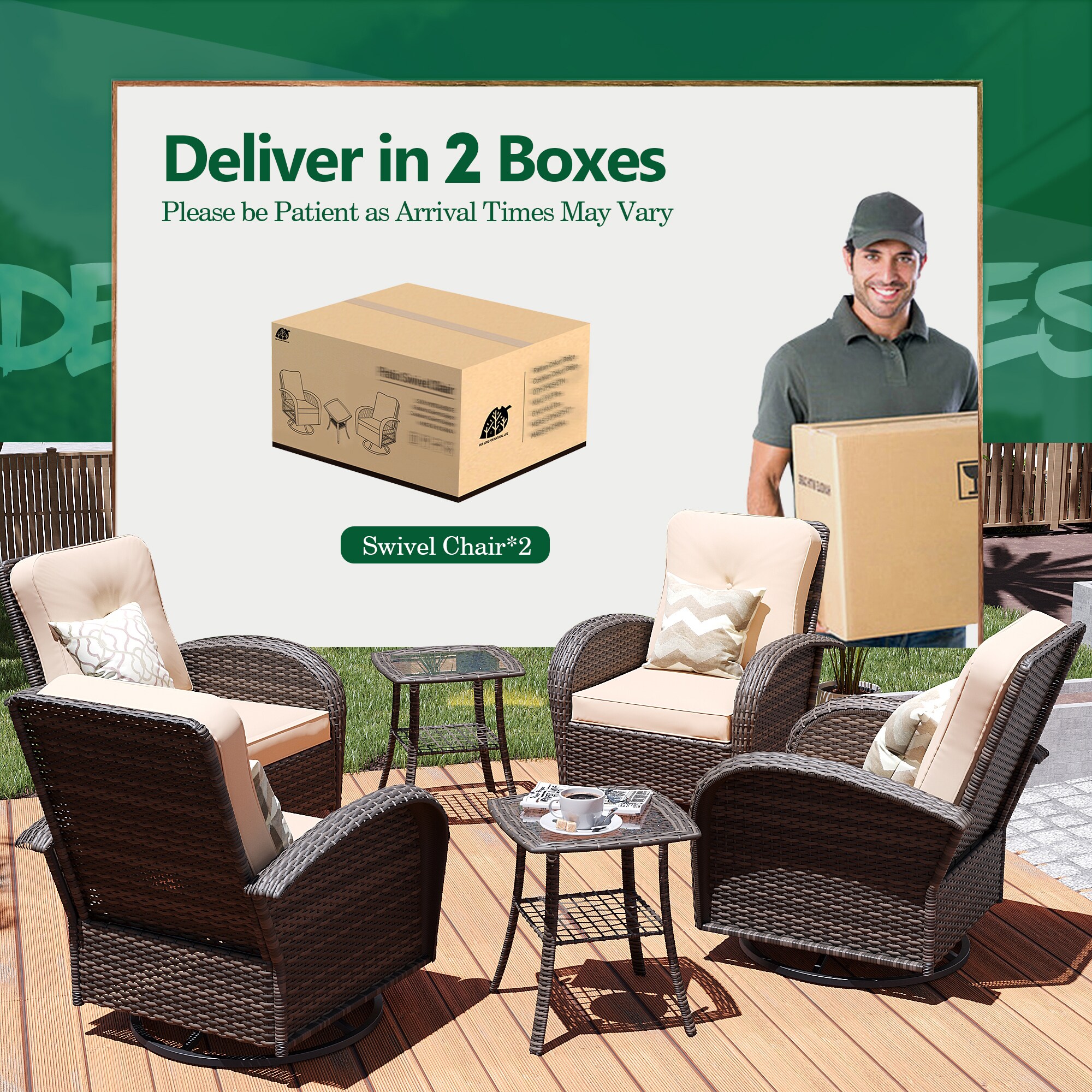 Patio Watcher LS-Y11-6PC-B1 Patio-Chairs - View #9