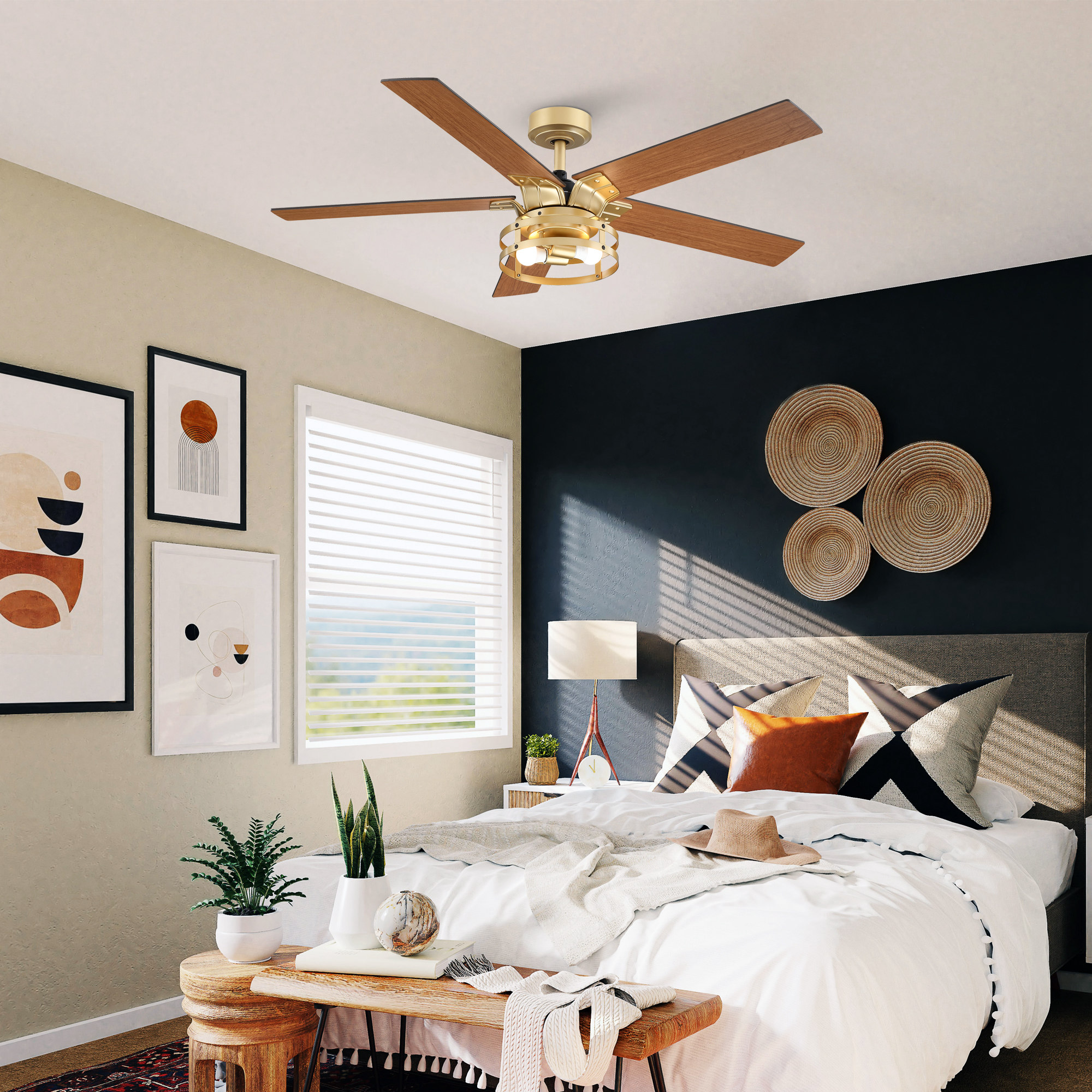 Parrot Uncle F6321GD110V Ceiling-Fans - View #3