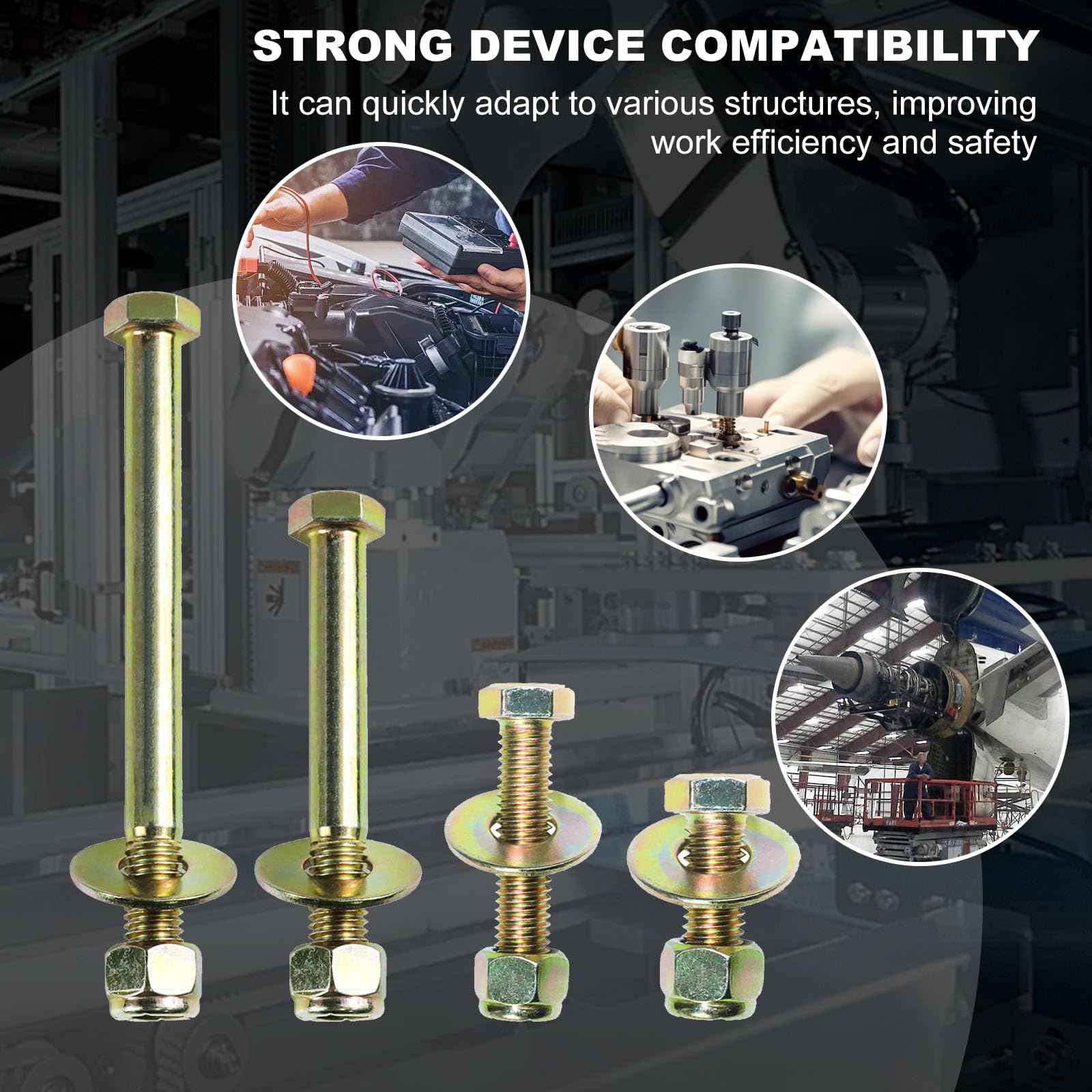 SenQWFa LDC0814Q408 Metric-Hex-Bolts - View #8