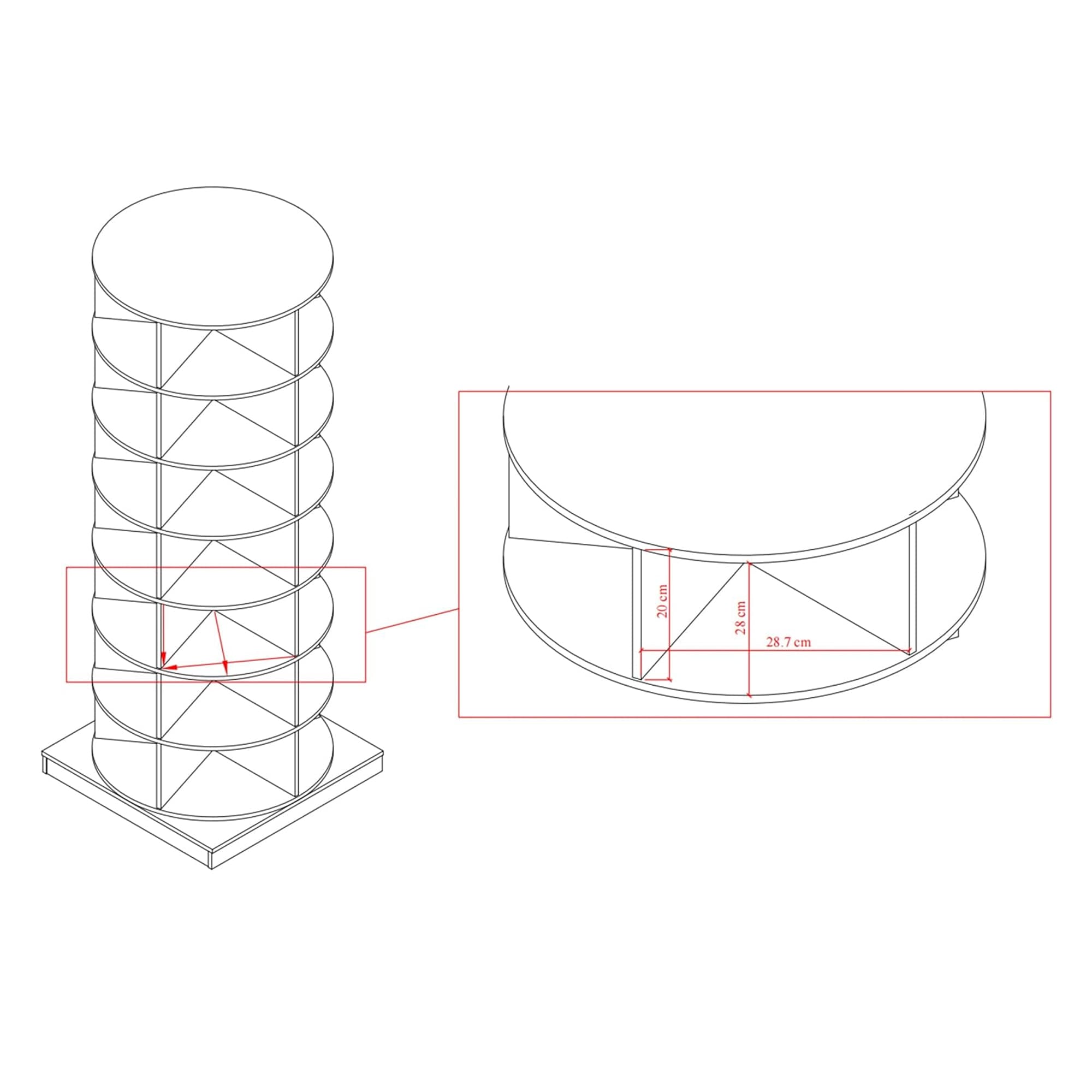 Gaierptone CRXQRBFY1PN Shoe-Racks - View #9