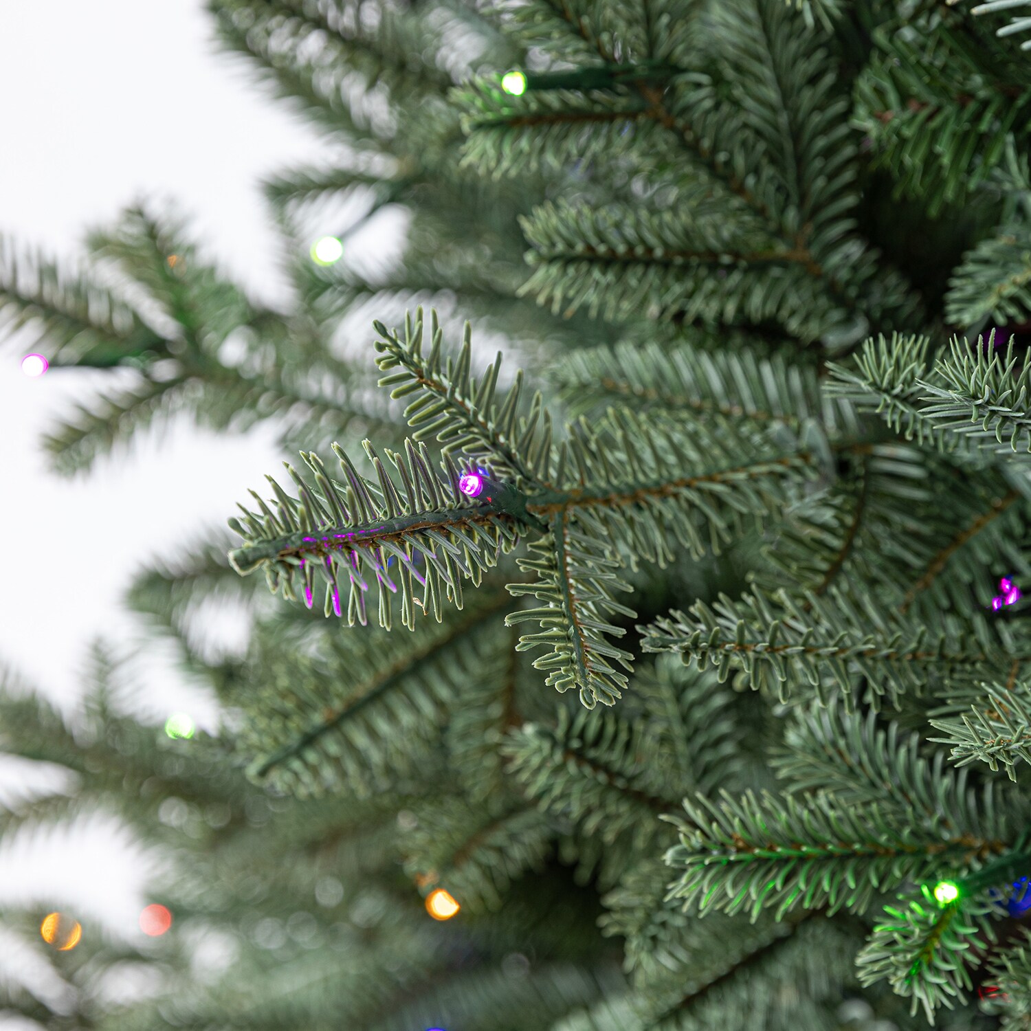 Tree Classics by Balsam Hill 7.5-ft Grand Fir Pre-lit Slim Artificial ...