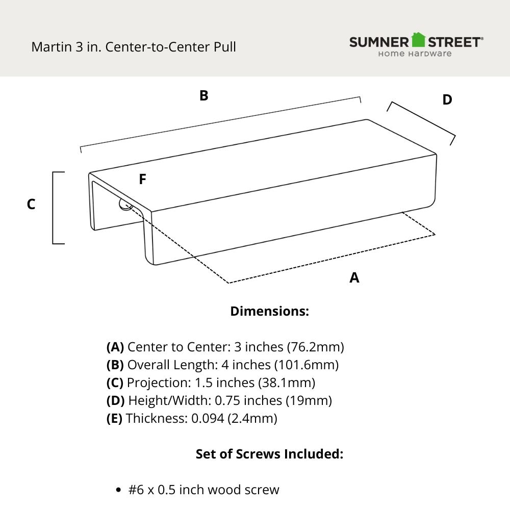 Sumner Street Home Hardware RL063187 Cabinet-Pulls - View #6