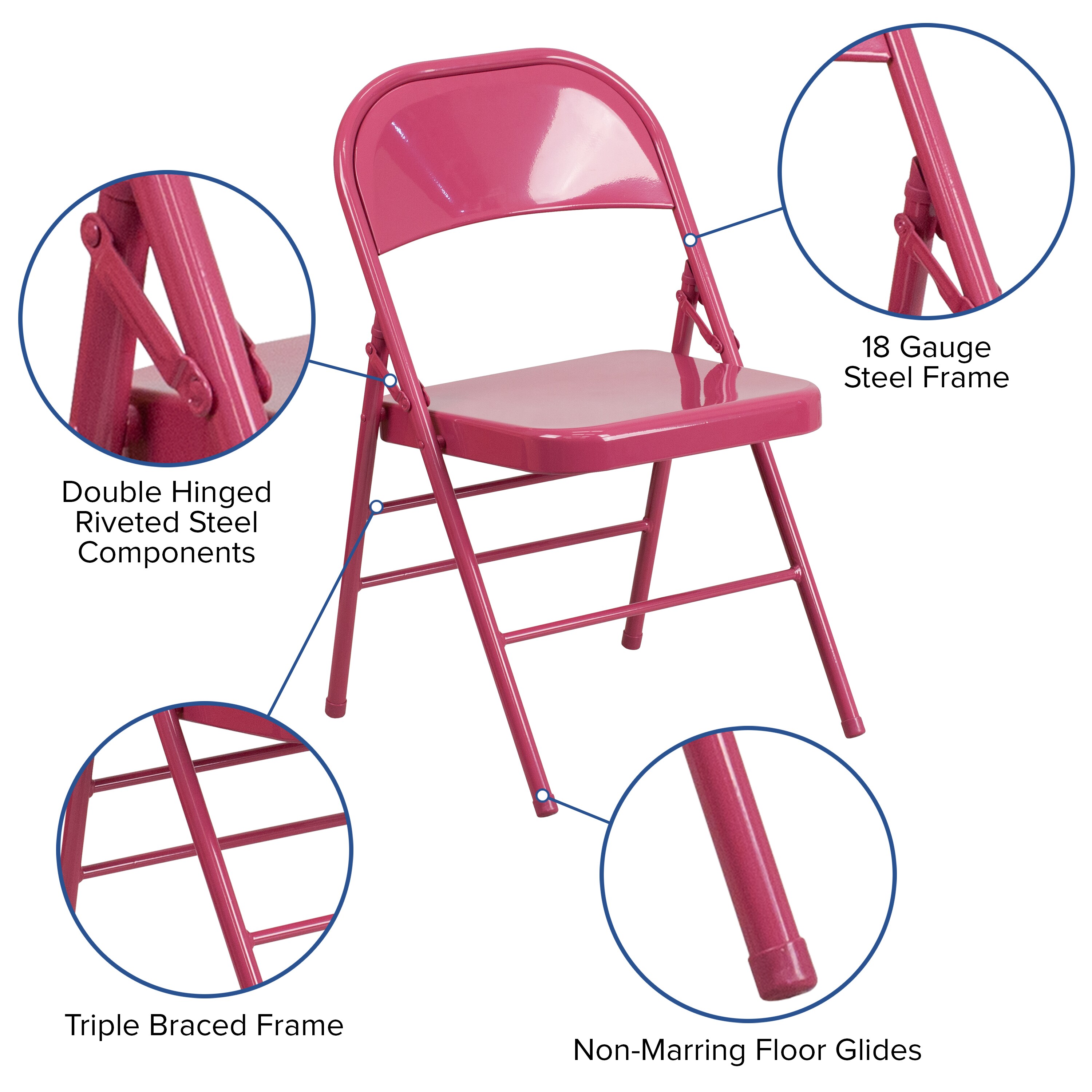 Emma + Oliver 889142860129 Folding-Chairs - View #3