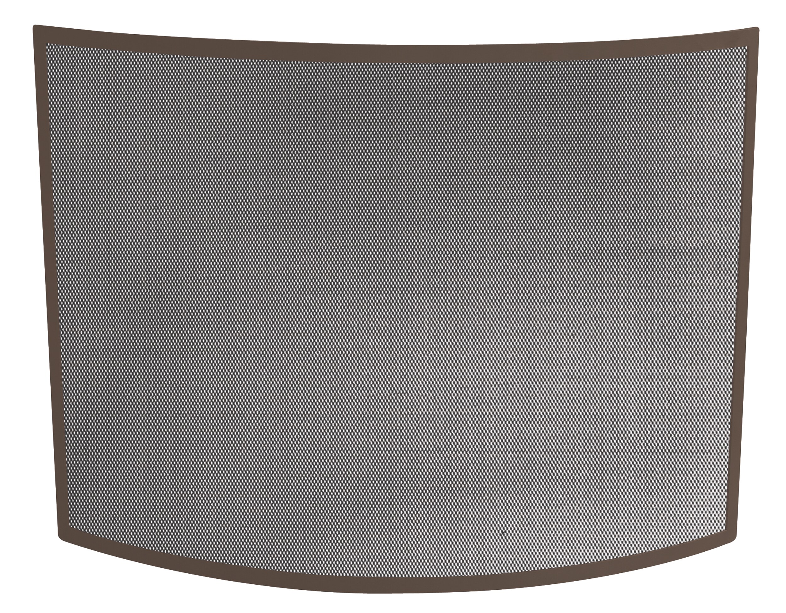 UniFlame 41-in Bronze Iron 1-Panel Arched Fireplace Screen S-1667 Sansujyuku sansujyuku.com