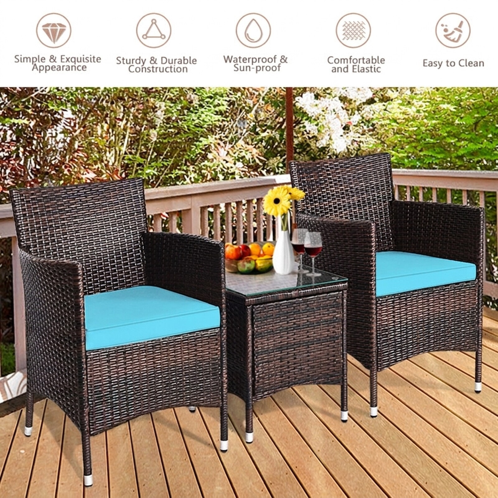 SUGIFT LW108SUGHY176 Patio-Conversation-Sets - View #5