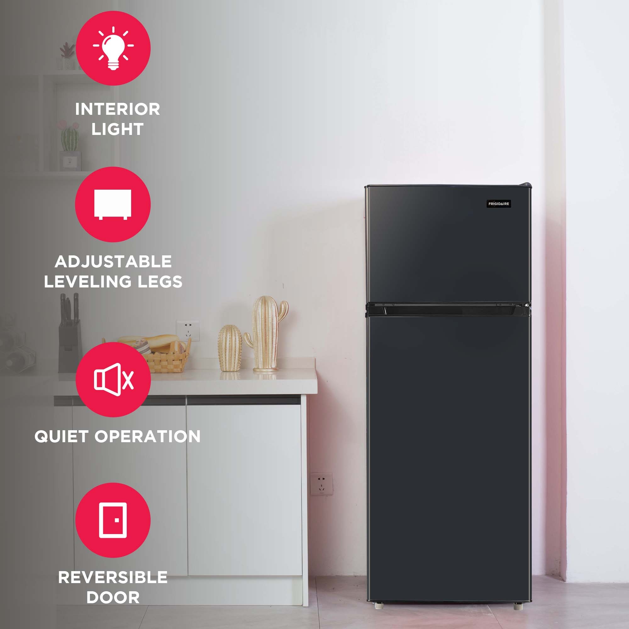 Frigidaire EFR784-BLACK Top-Freezer-Refrigerators - View #4