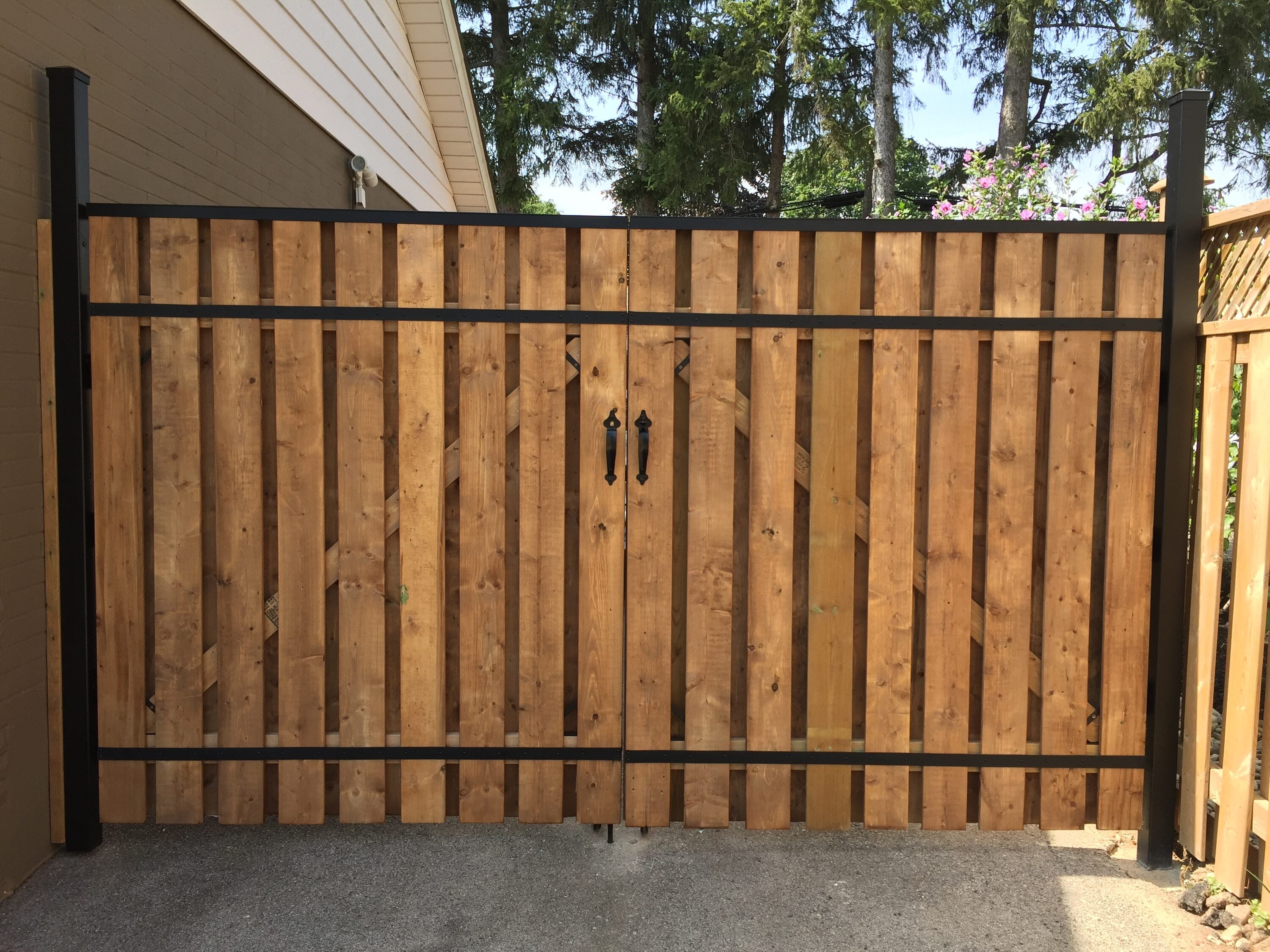 Slipfence SF2-GK200 Wood-Fence-Gates - View #12