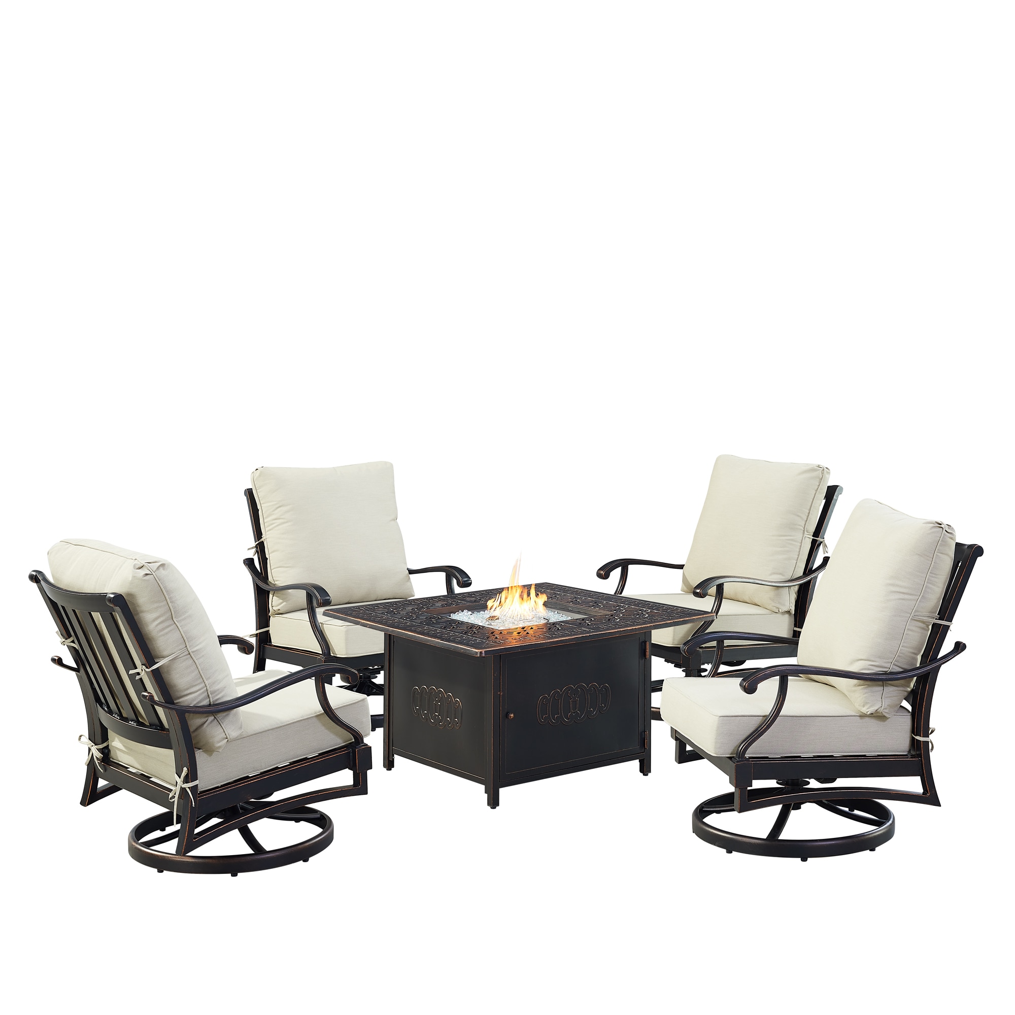Oakland Living SHAO4CHRONINLGCUA Patio-Conversation-Sets - View #2