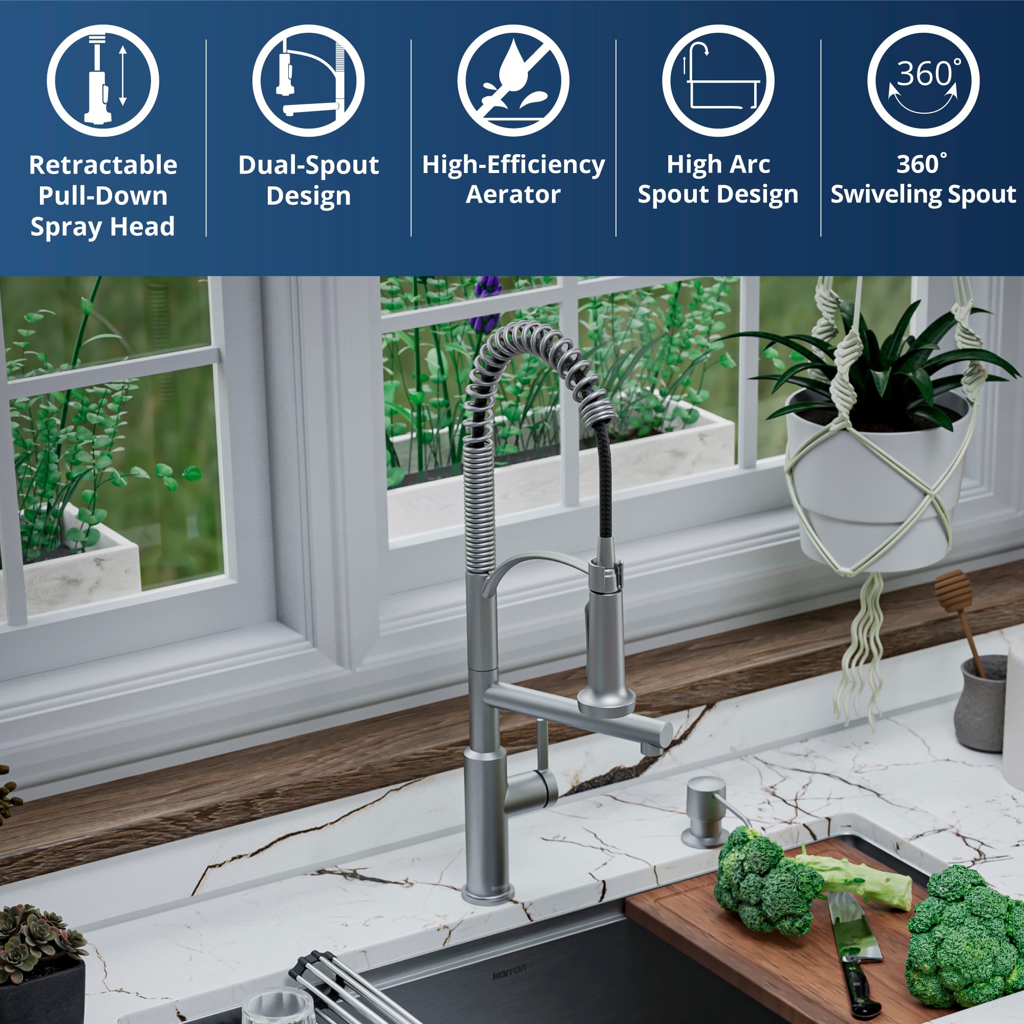 Karran KKF360SS Kitchen-Faucets - View #3