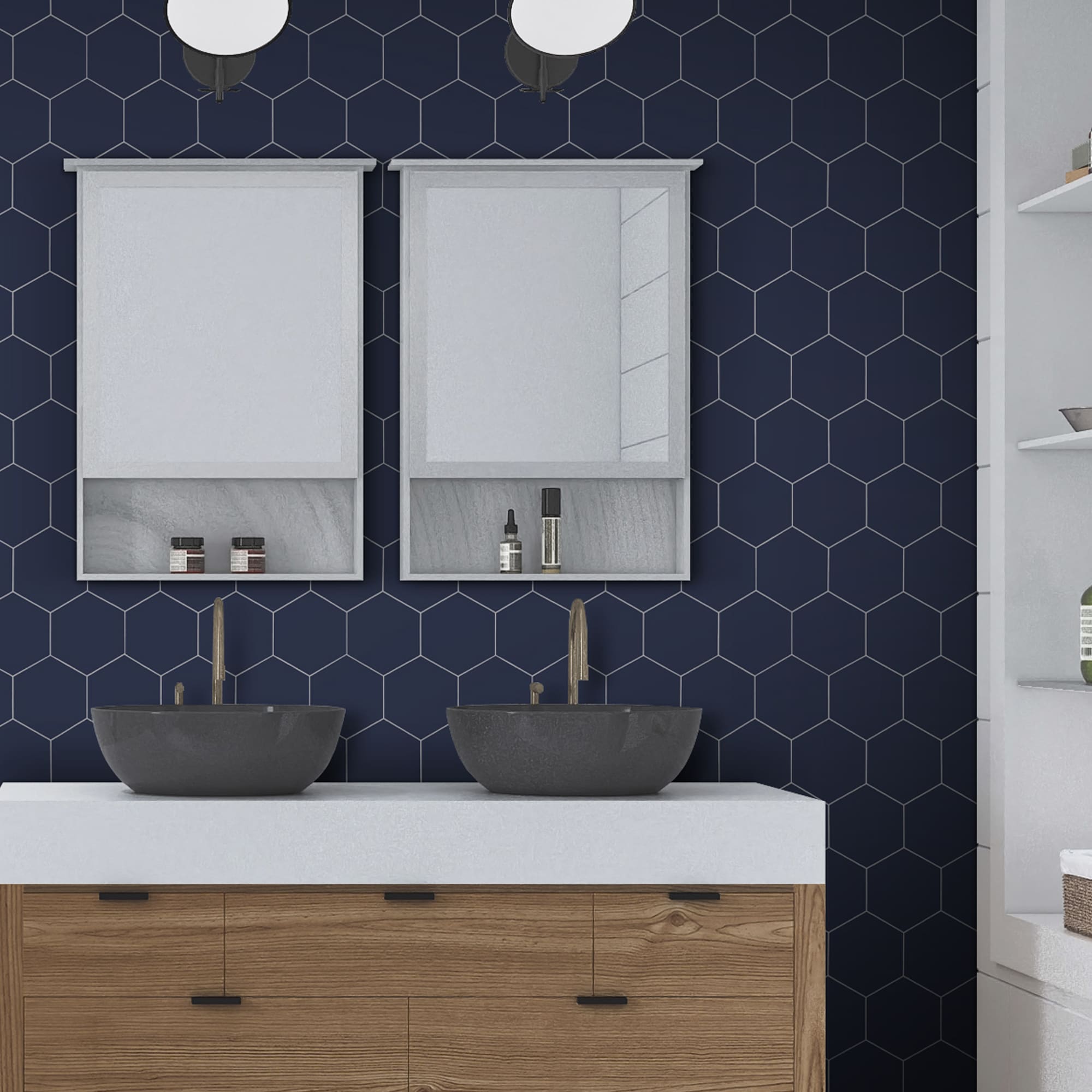 SUNWINGS HEX99-BLU-10 Ceramic-Tile - View #11