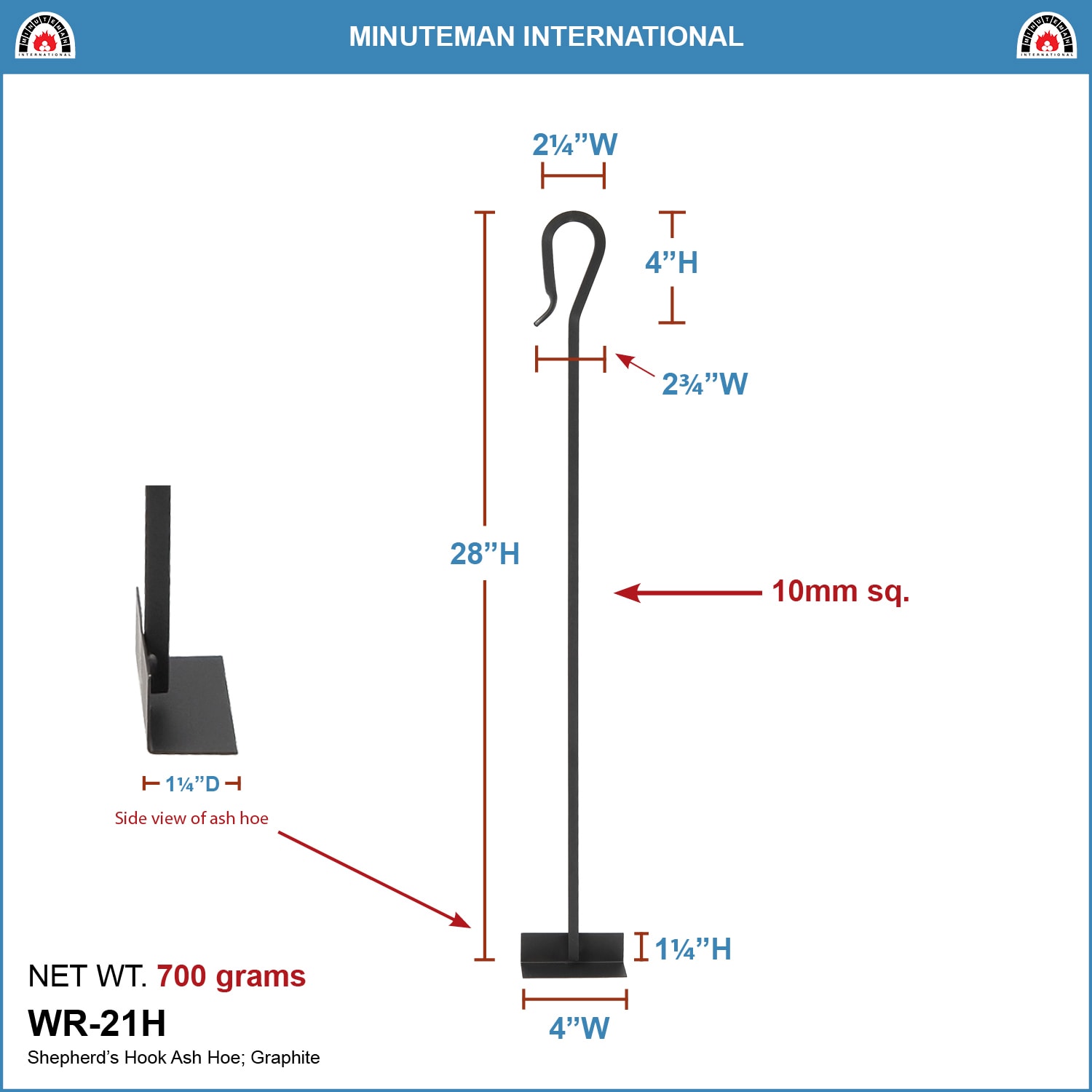Minuteman International WR-21H Fireplace-Tools - View #4