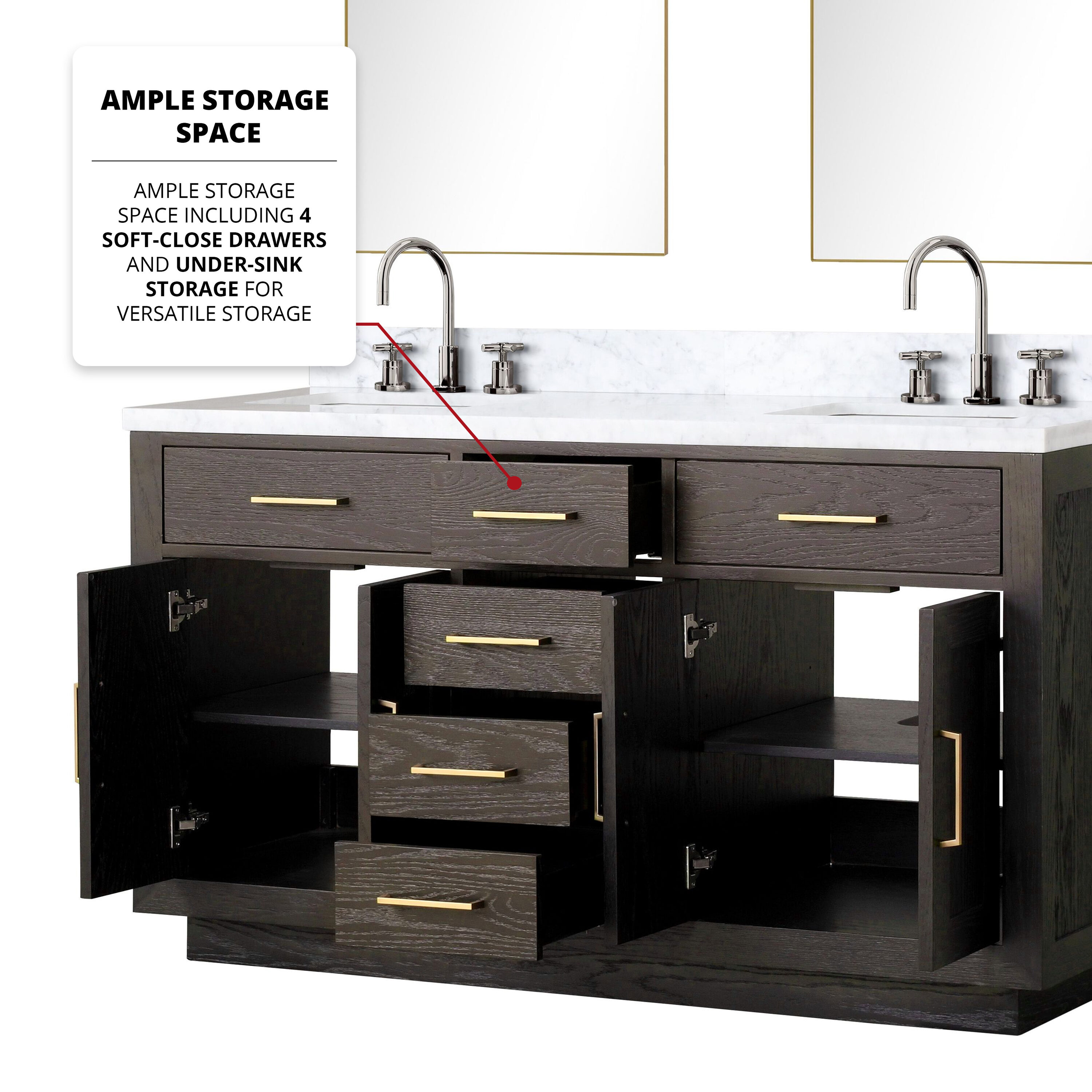 Lexora LVGI60DK101 Bath-Vanity-Combo - View #8