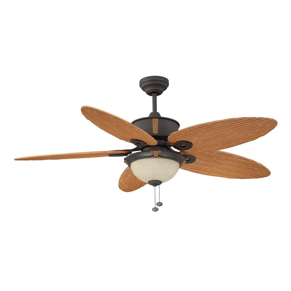 Litex 52-in Ceiling Fan With Light Kit (5-blade) At Lowes.com