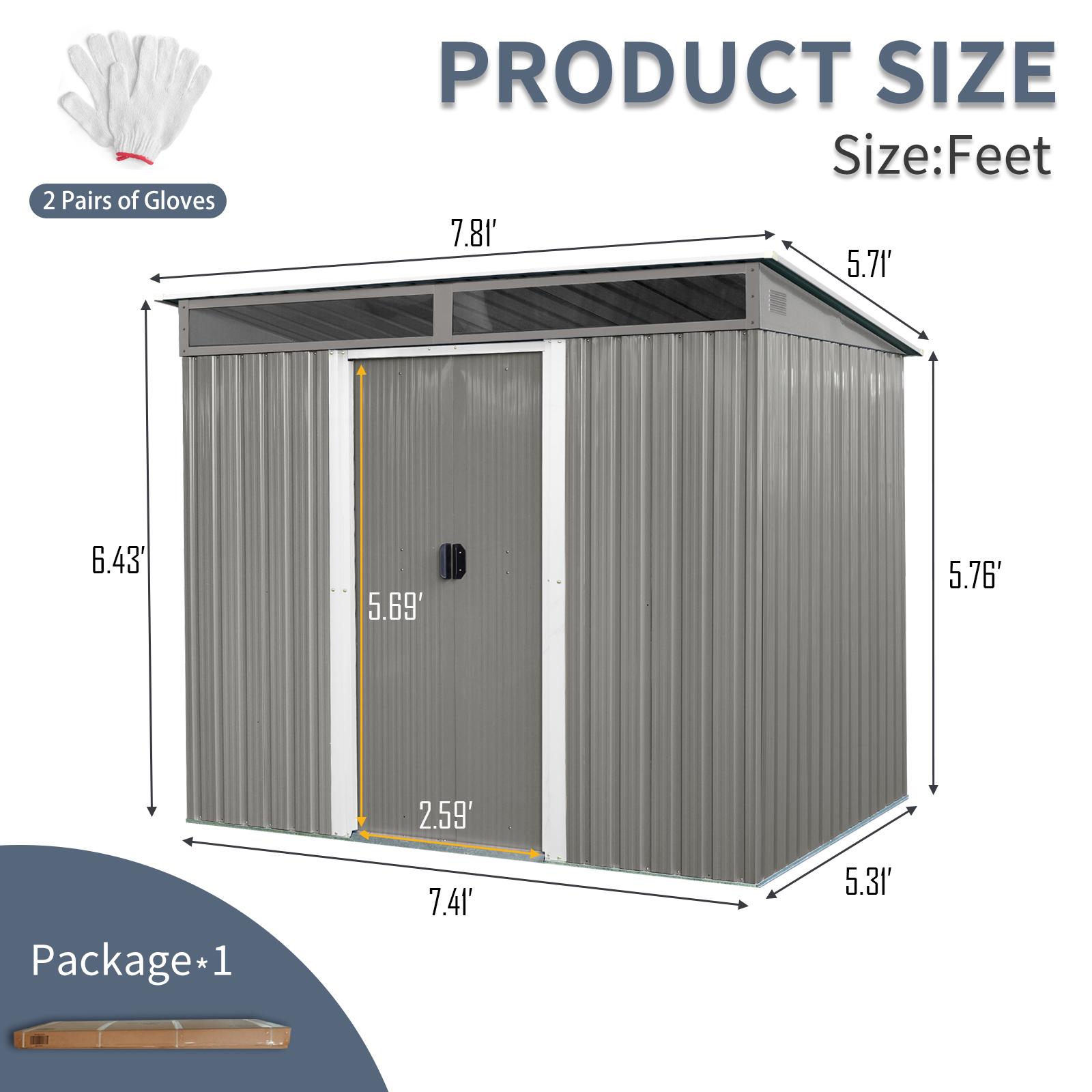 Bayfeve BF-85311-SD Metal-Storage-Buildings-Sheds - View #8