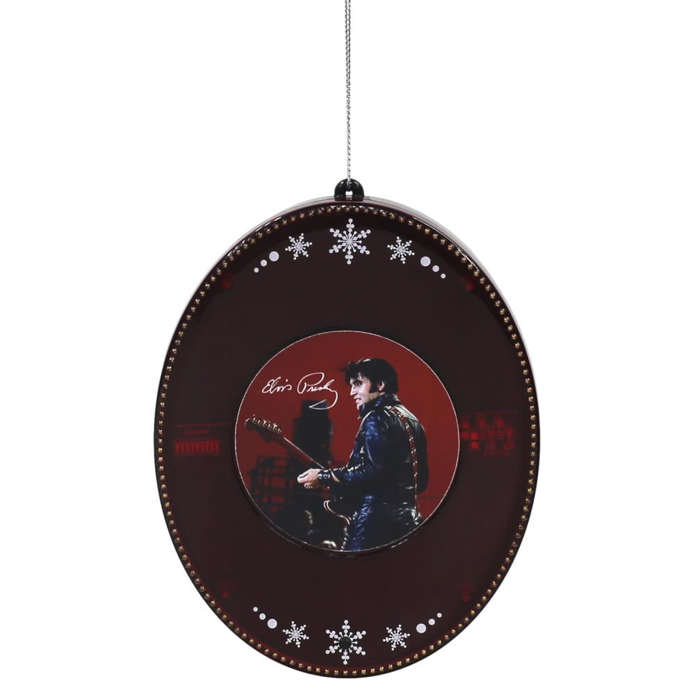 ELVIS Musical Ornament with Color Changing LED Lights in the Christmas ...