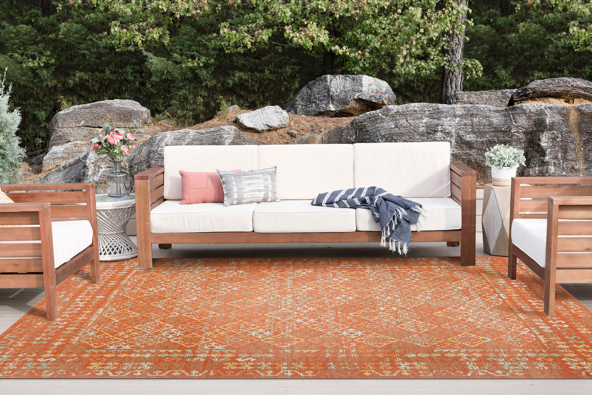 Tayse FLO1122 5X7 rugs - View #9