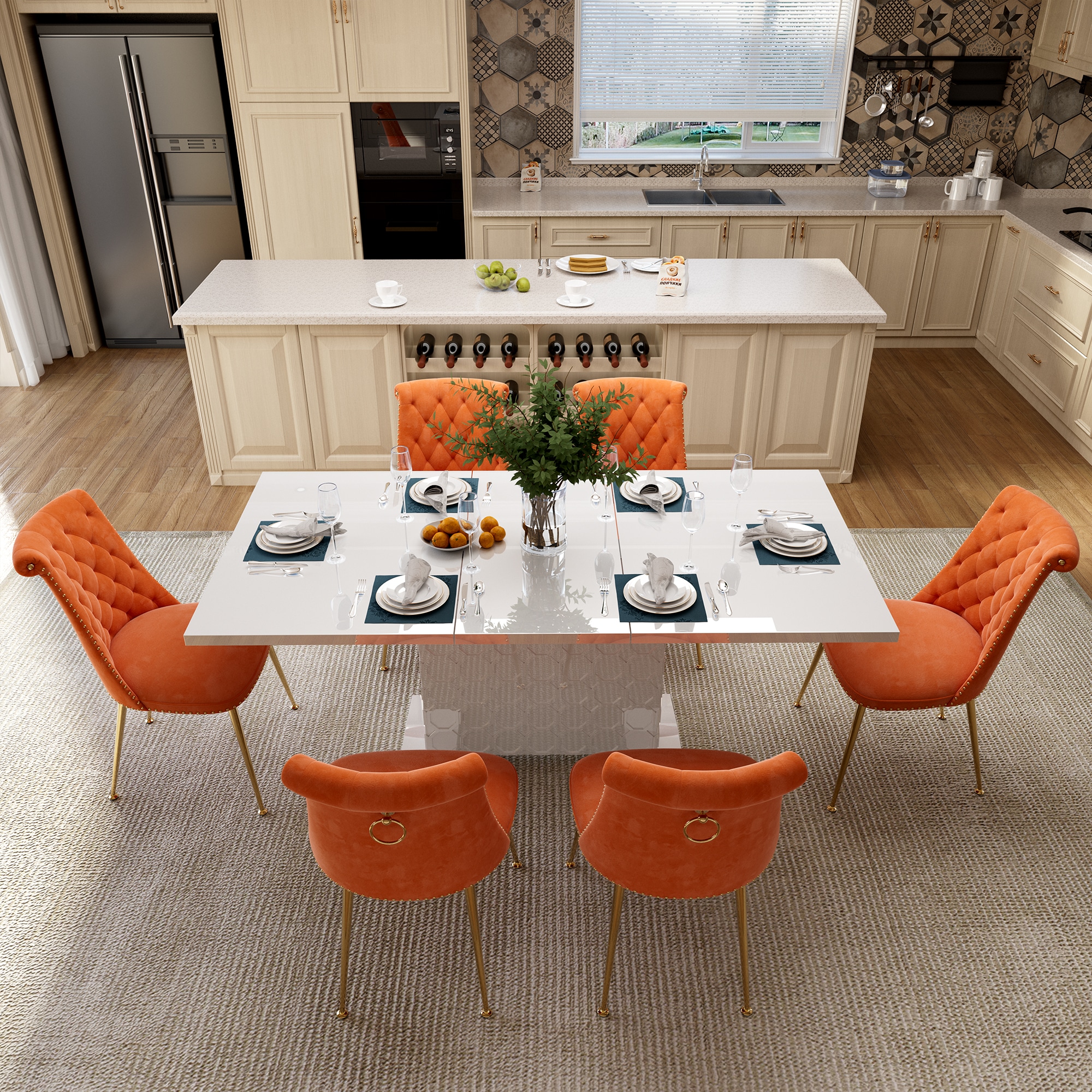 Clihome CL-ST1WH703OG Dining-Sets - View #5
