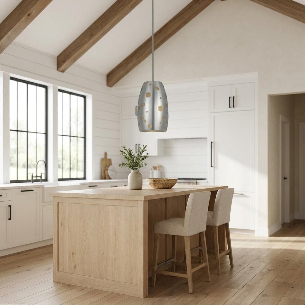 Cal Lighting UP-1102/6-BS Pendant-Lights - View #3