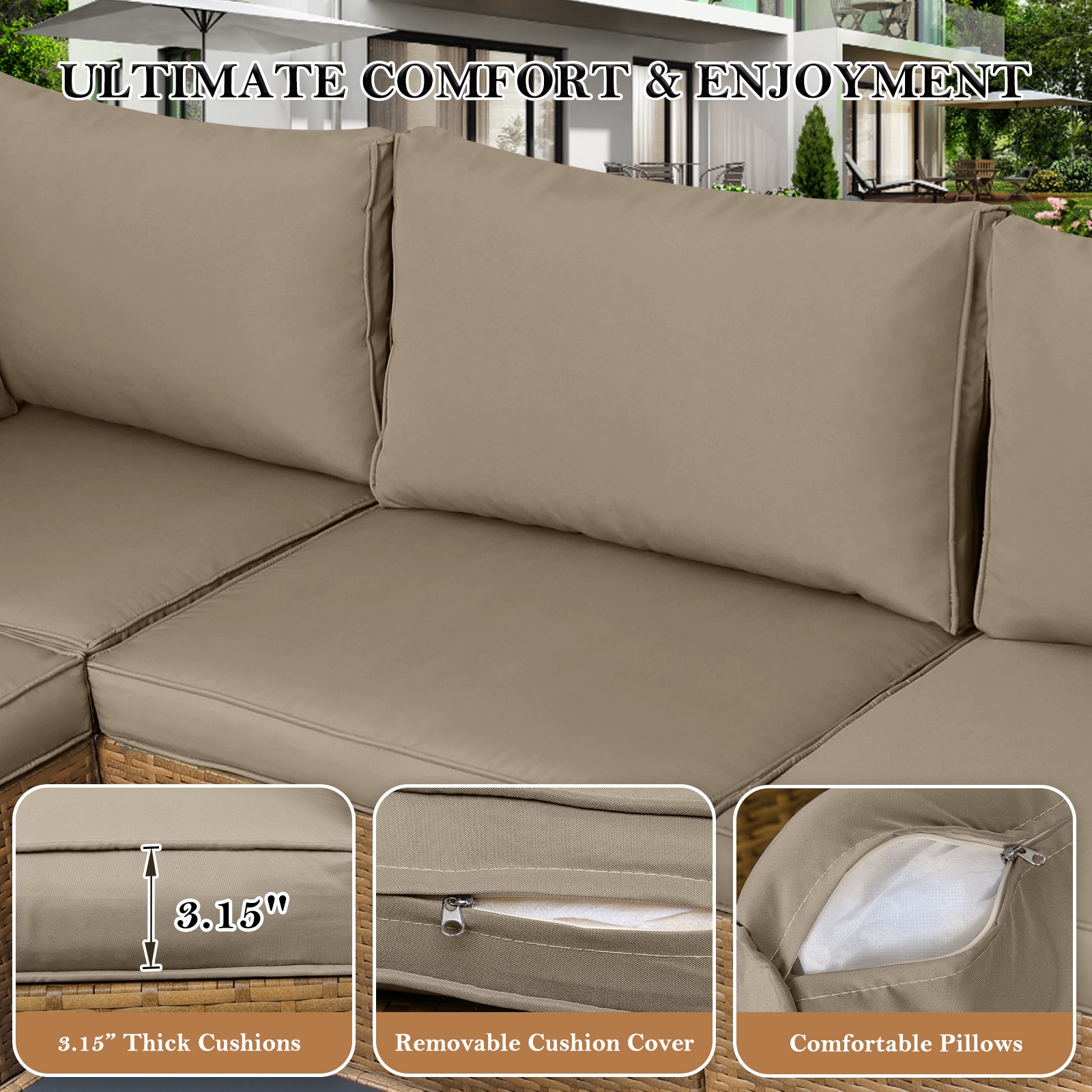 NOBLEMOOD LS-2035CO Patio-Conversation-Sets - View #5