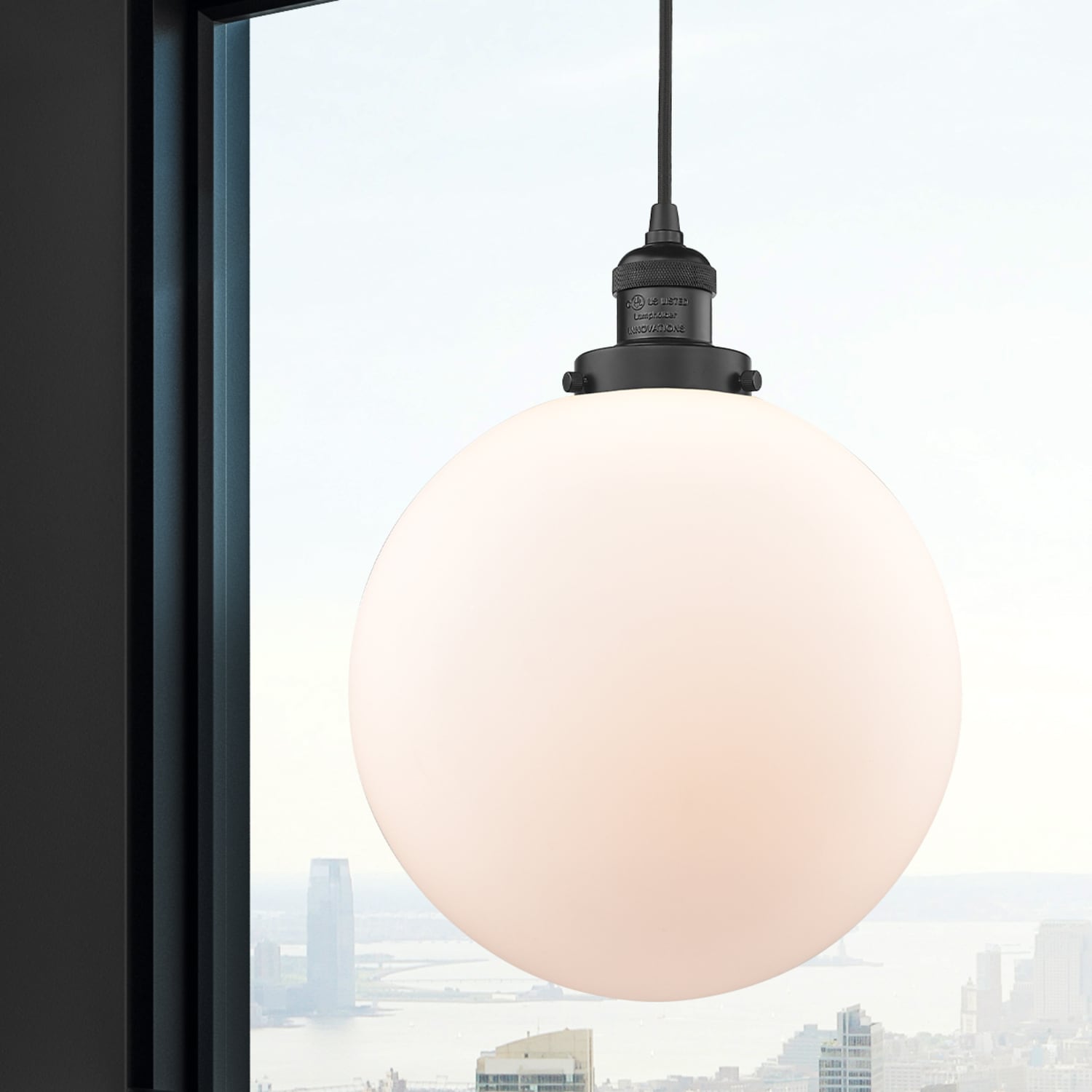 Innovations Lighting 201C-BK-G201-12 Pendant-Lights - View #4
