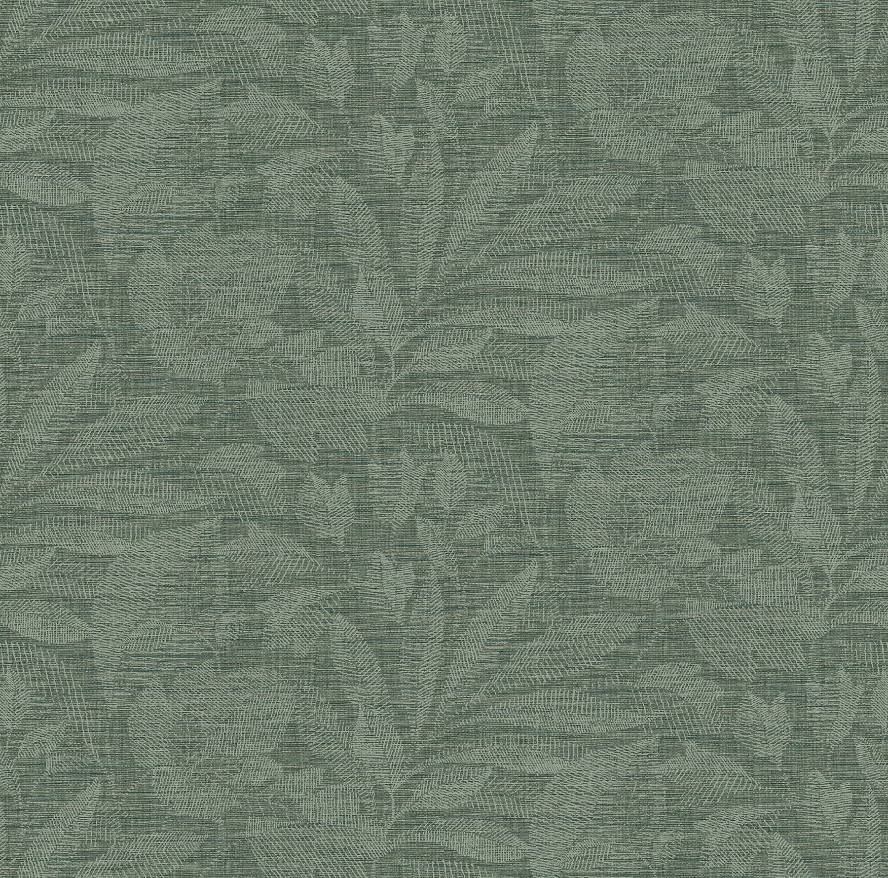 A-Street Prints 2971-86154 Dimensions 60.8-Sq. Feet Green Vinyl Textured Ivy/Vines 3D Unpasted Wallpaper