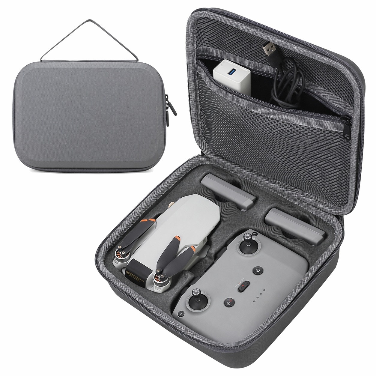 Afoxsos  Storage Bag for DJI Mini 4K Hard Shell Travel Carrying case Compatible with DJI Mini 4K 2 2 SE Drone and Accessories