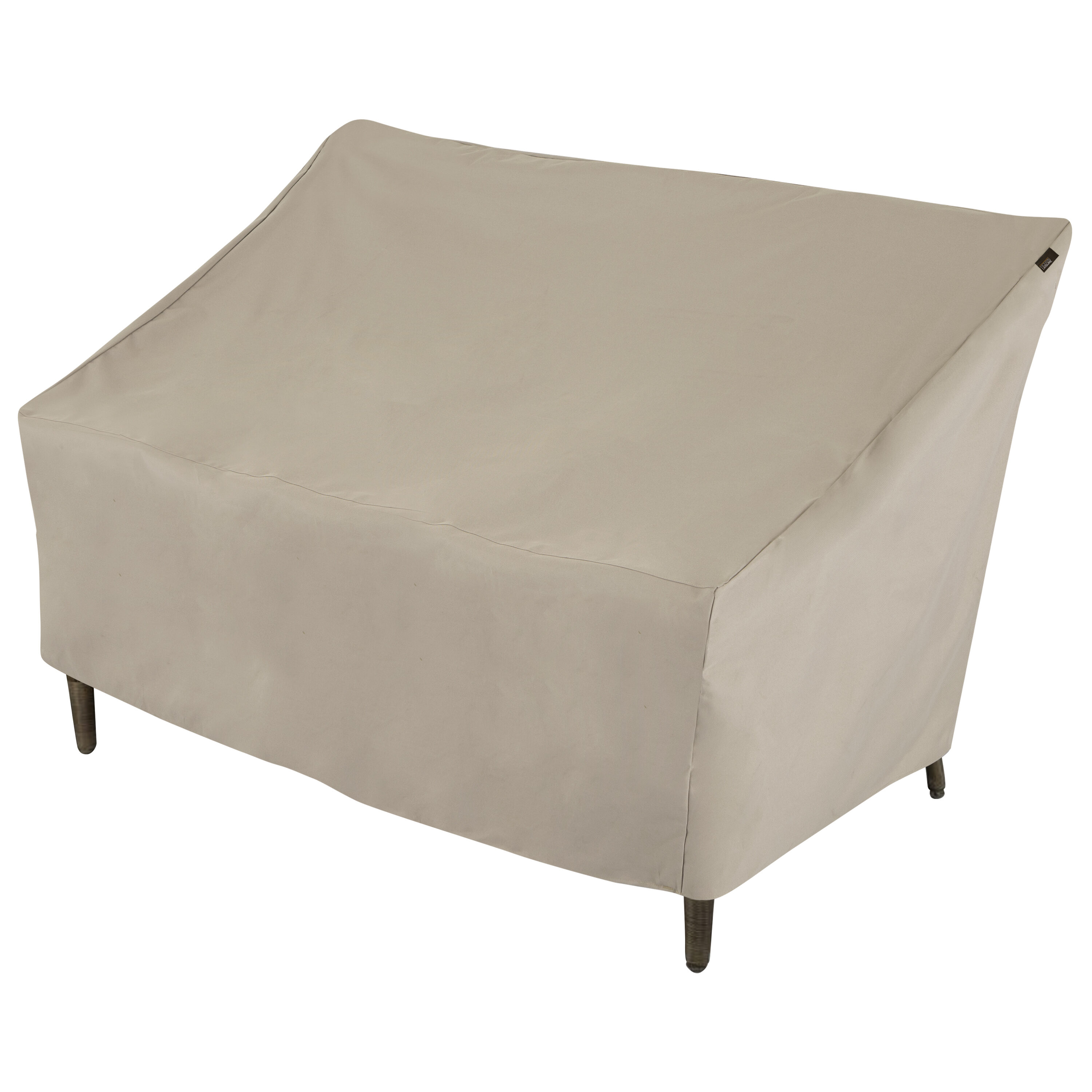 Modern Leisure 2929KIT Beige Polyester Patio Furniture Cover For Loveseat