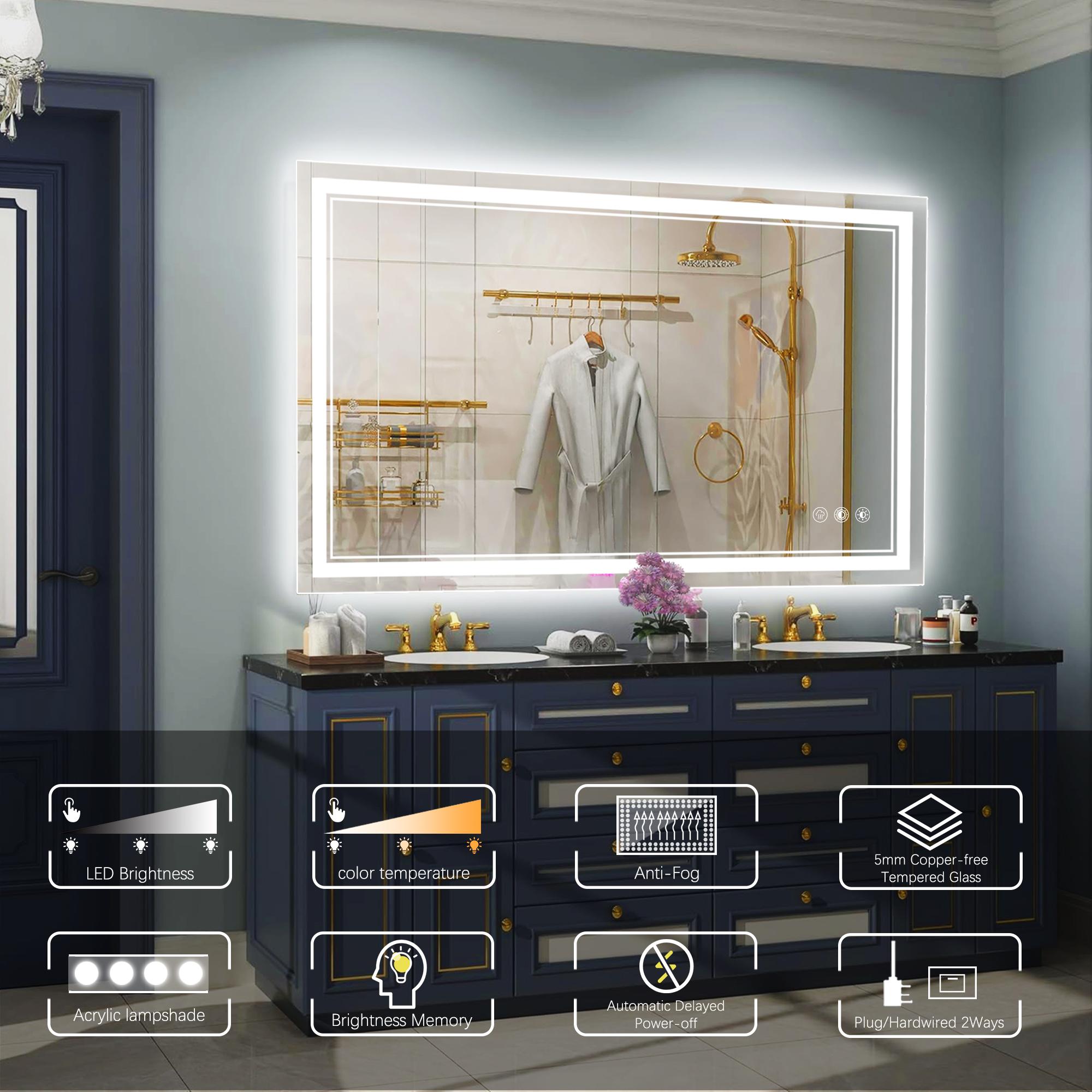 Bayfeve BF-22541-MIR Framed-Bath-Mirrors - View #2