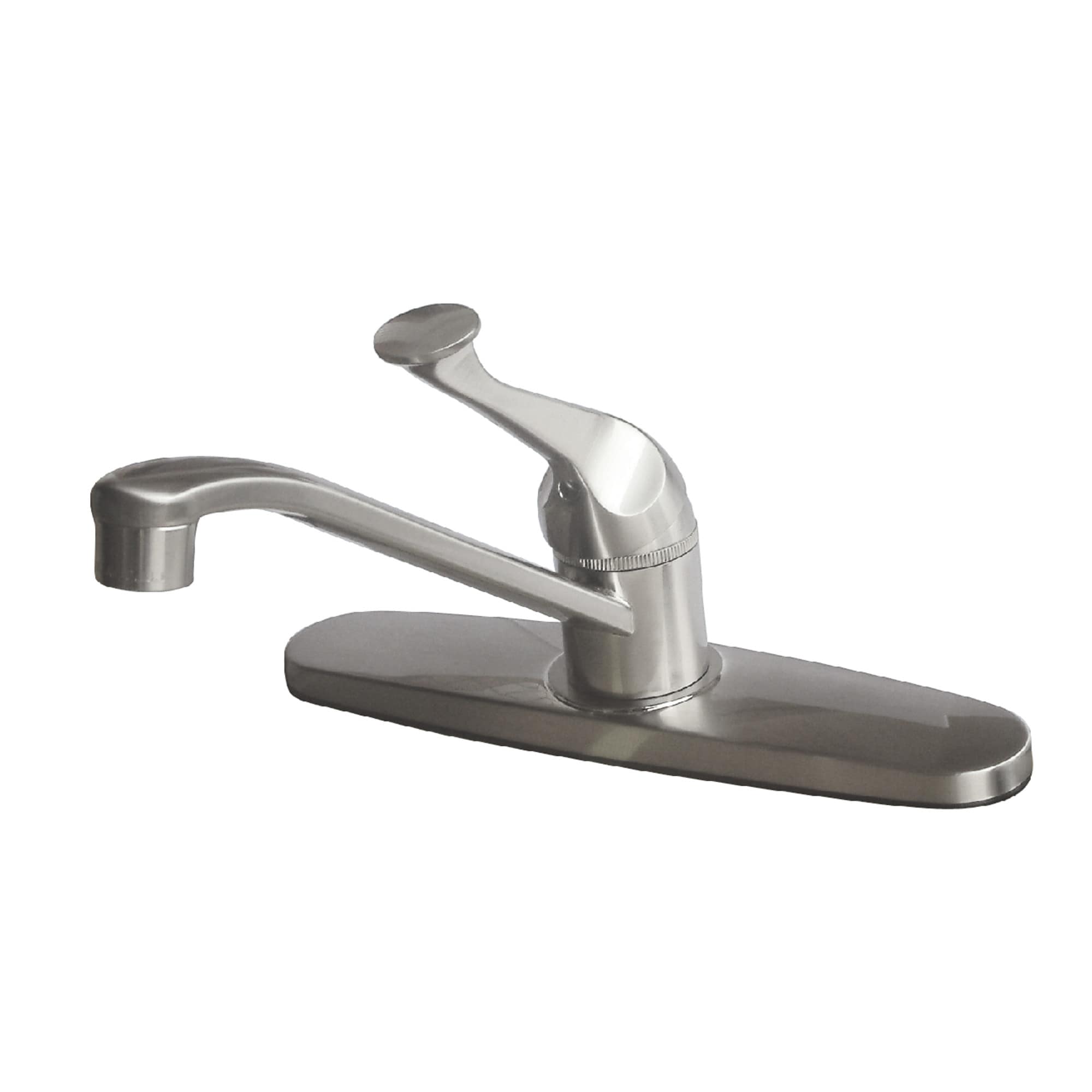 Elements of Design EB571SN Chatham Brushed Nickel Single Handle Deck-mount Kitchen Faucet ( Deck Plate Included )
