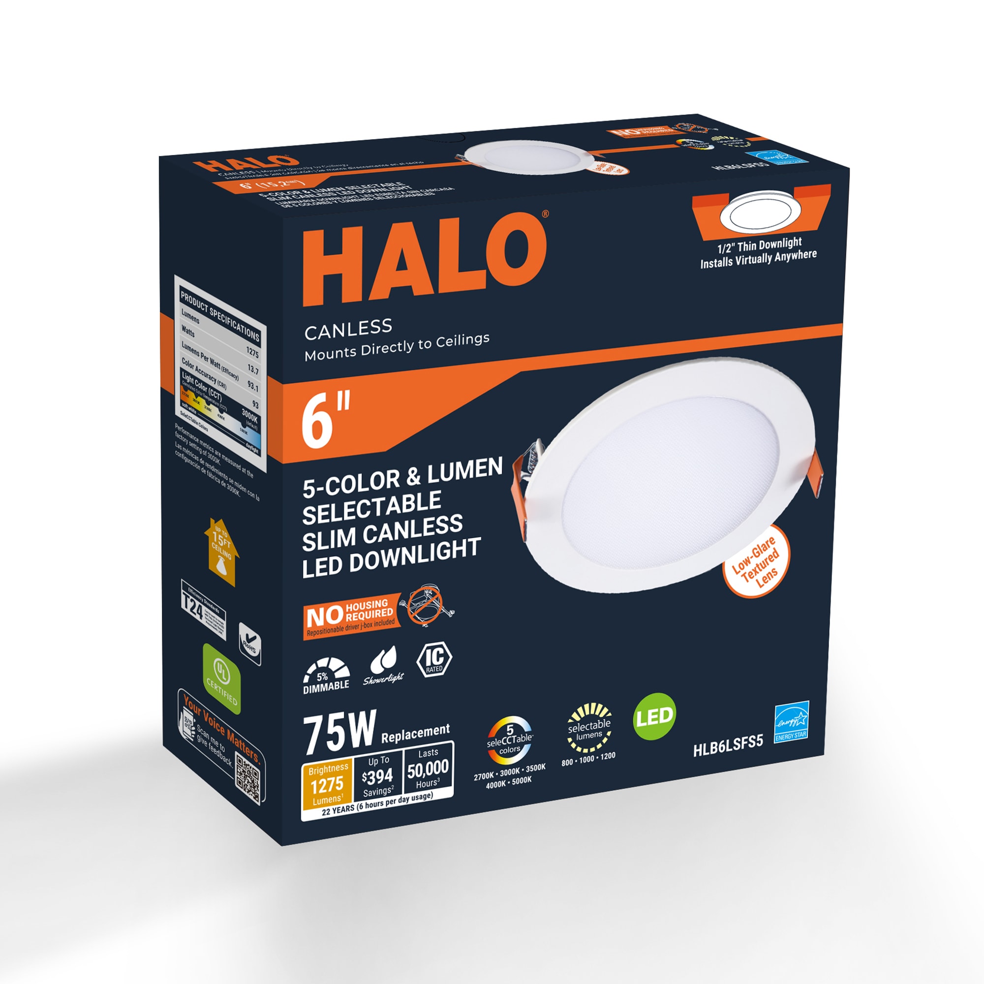 Halo HLB6LSFS5 Led-Retrofit-Downlight - View #2