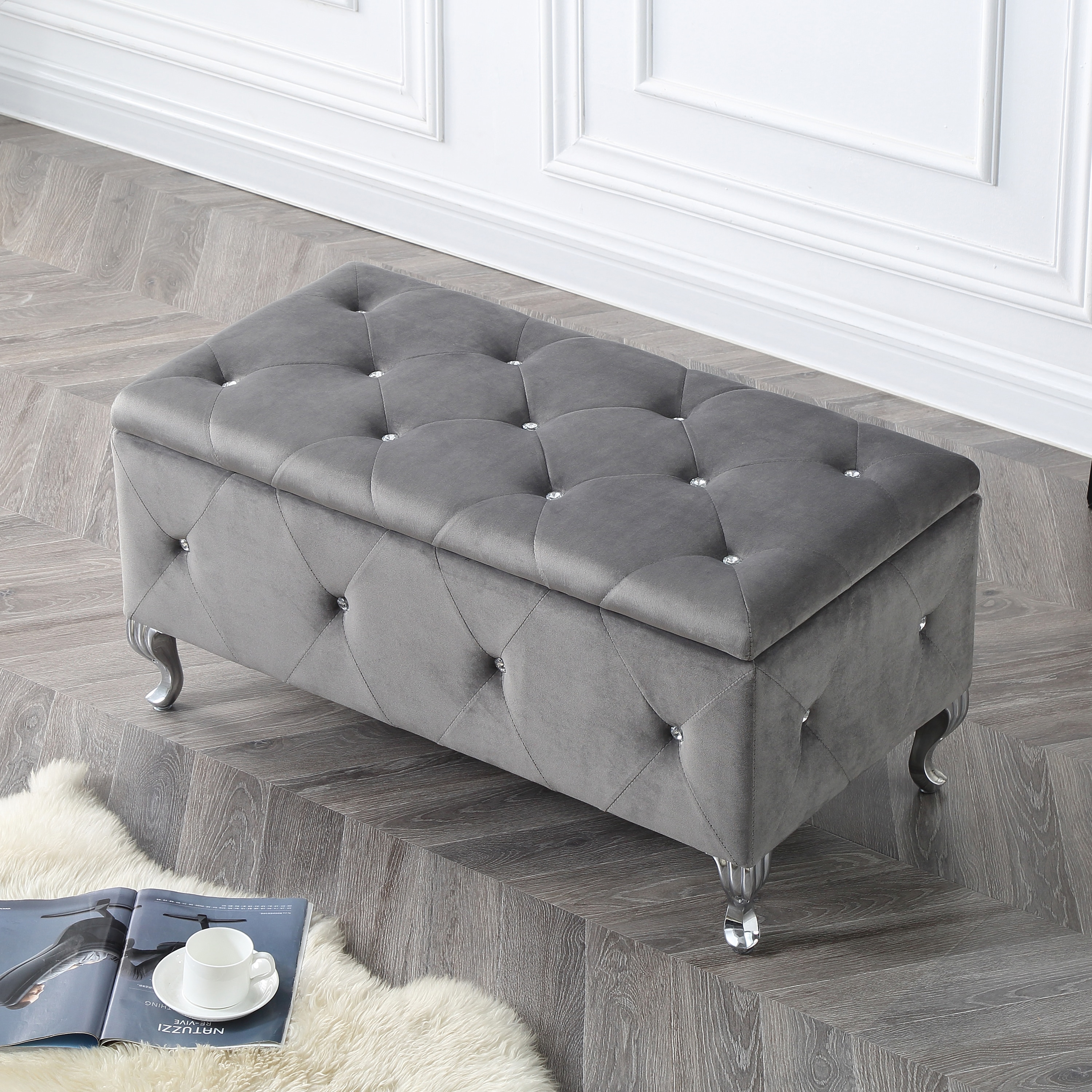 AC Pacific AC-BED16-GREY-BENCH bench - View #3