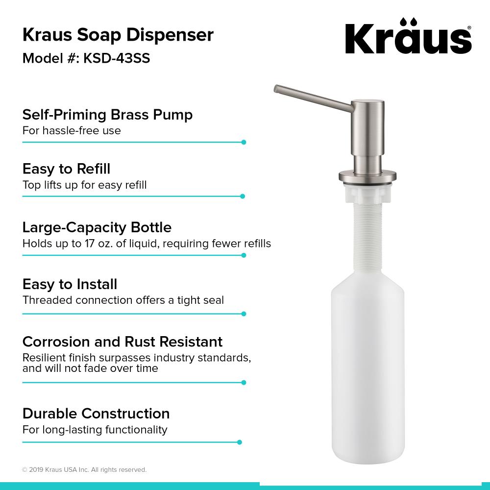 Kraus KSD-43SS Soap-Lotion-Dispensers - View #2