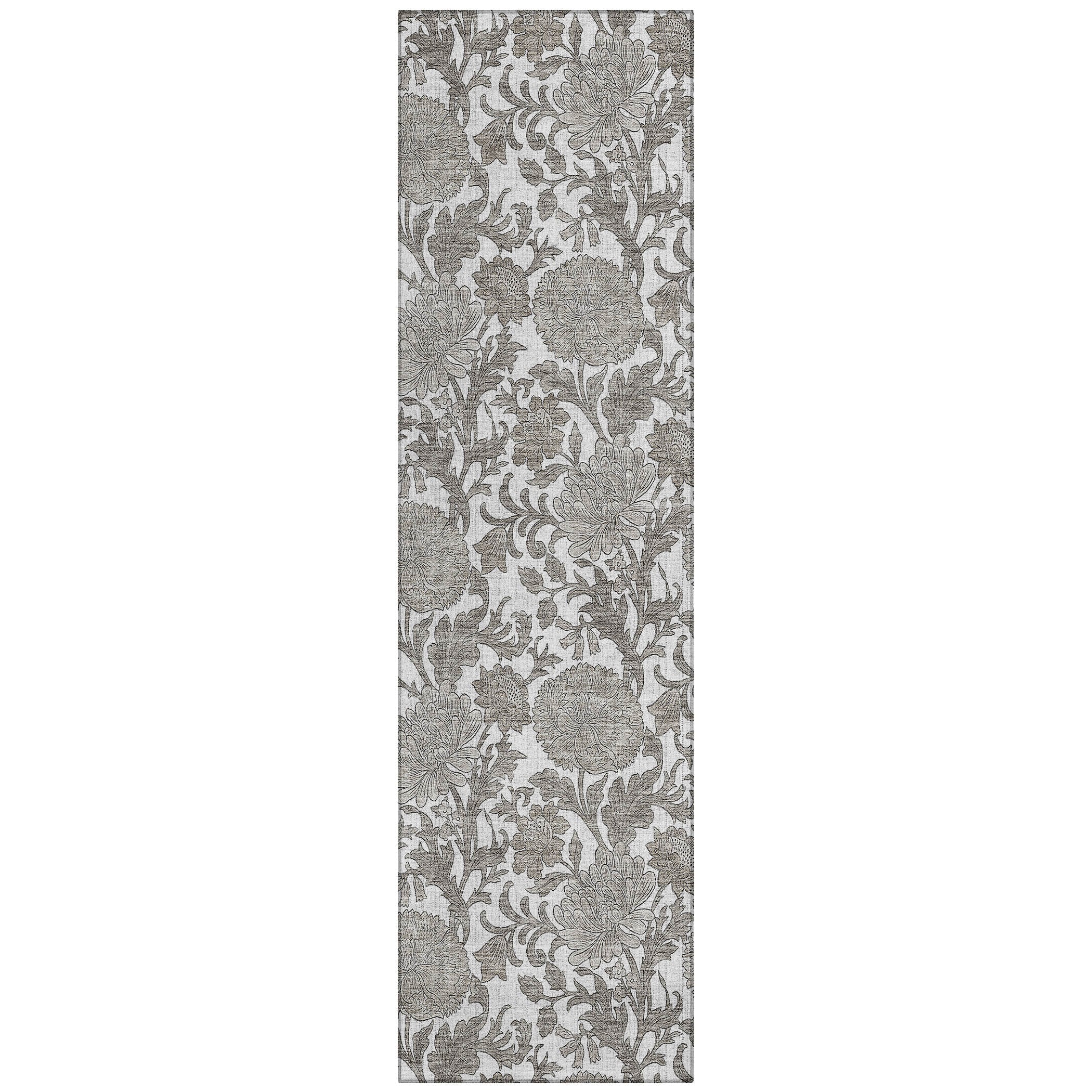 Addison Rugs ACN677IV2X8 Chantille ACN677IV 2 x 7 (ft) Polyester Ivory Rectangular Indoor/Outdoor Geometric Machine washable Runner rug