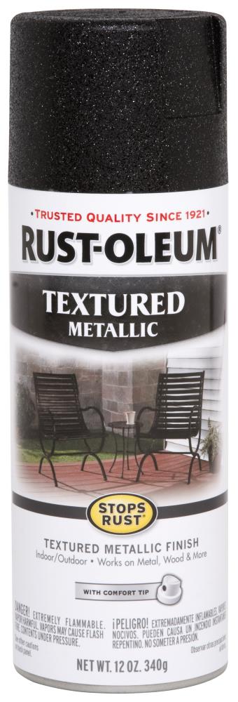 Rust-Oleum 252303 Stops Rust Textured Satin Galaxy Metallic Spray Paint (NET WT. 12-oz)