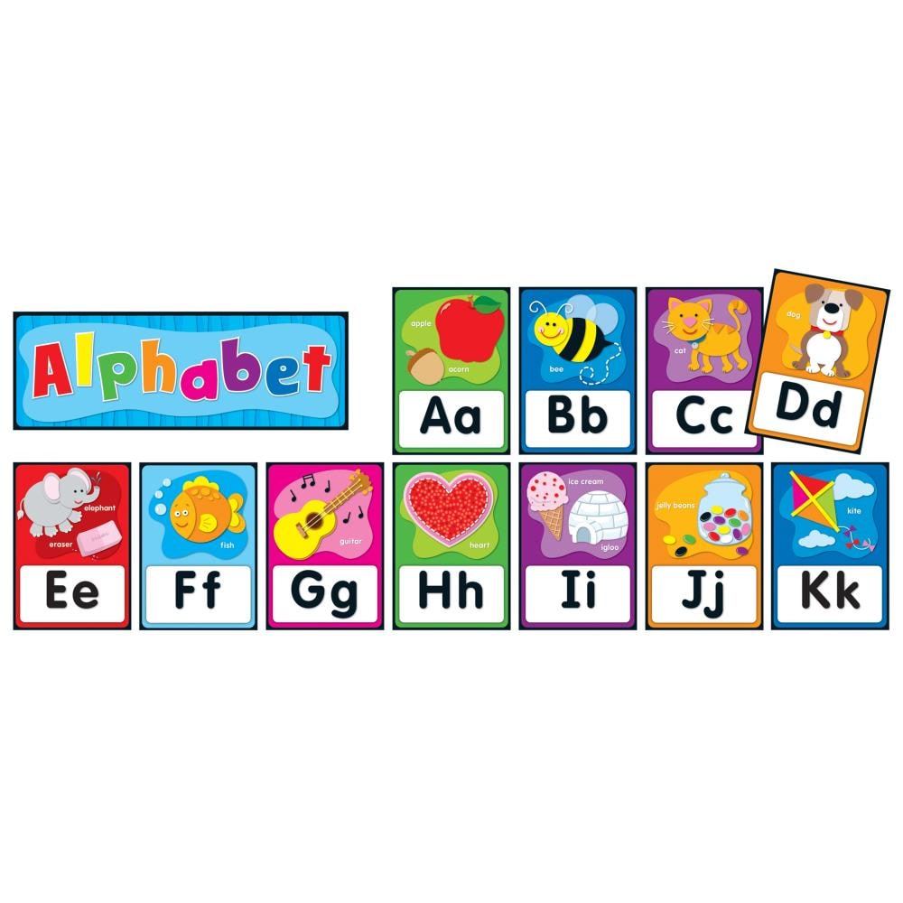 Carson Dellosa Education Alphabet Quick Stick Bulletin Board Set 27 In