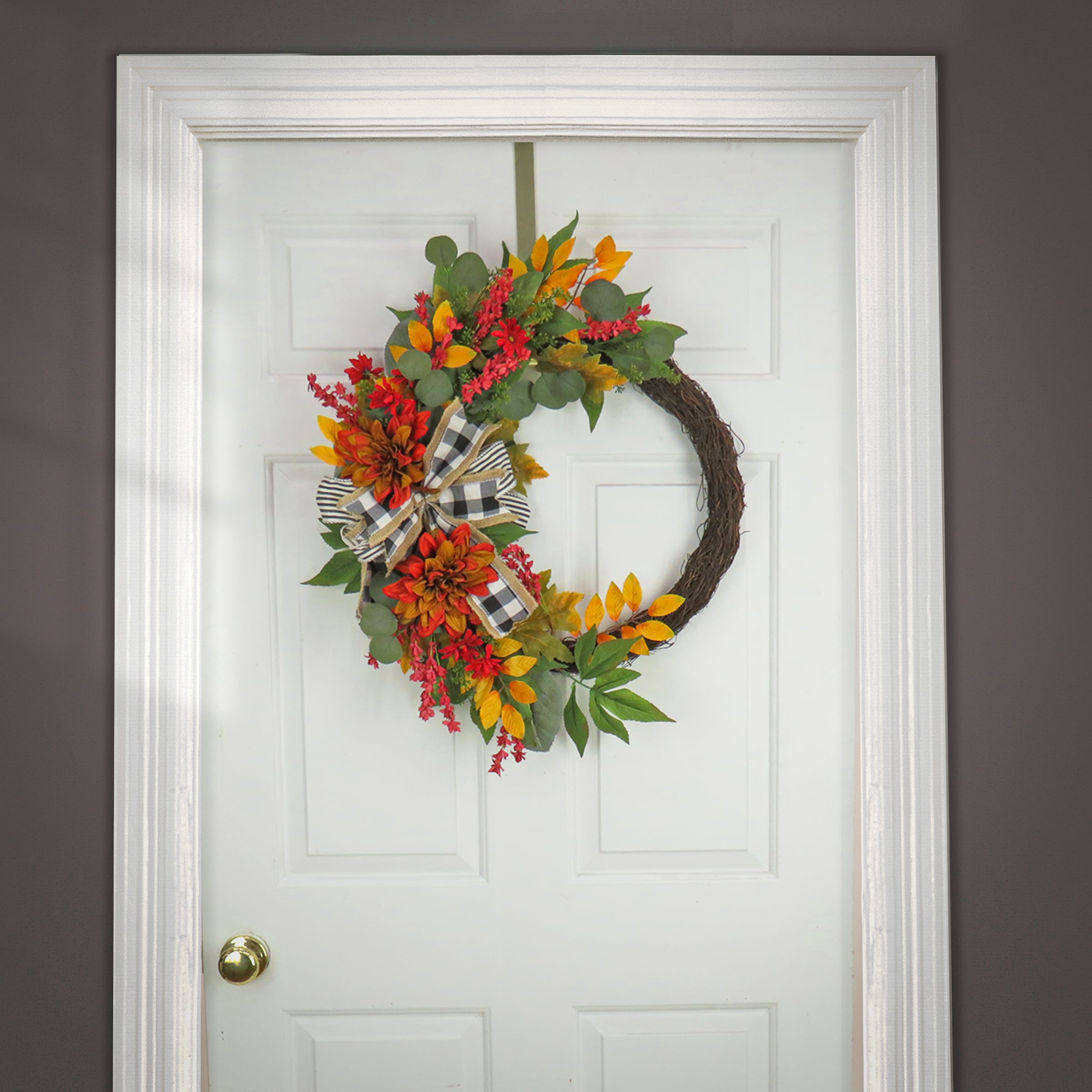 National Tree Company RAHV-0AW060751A Artificial-Thanksgiving-Wreaths - View #2