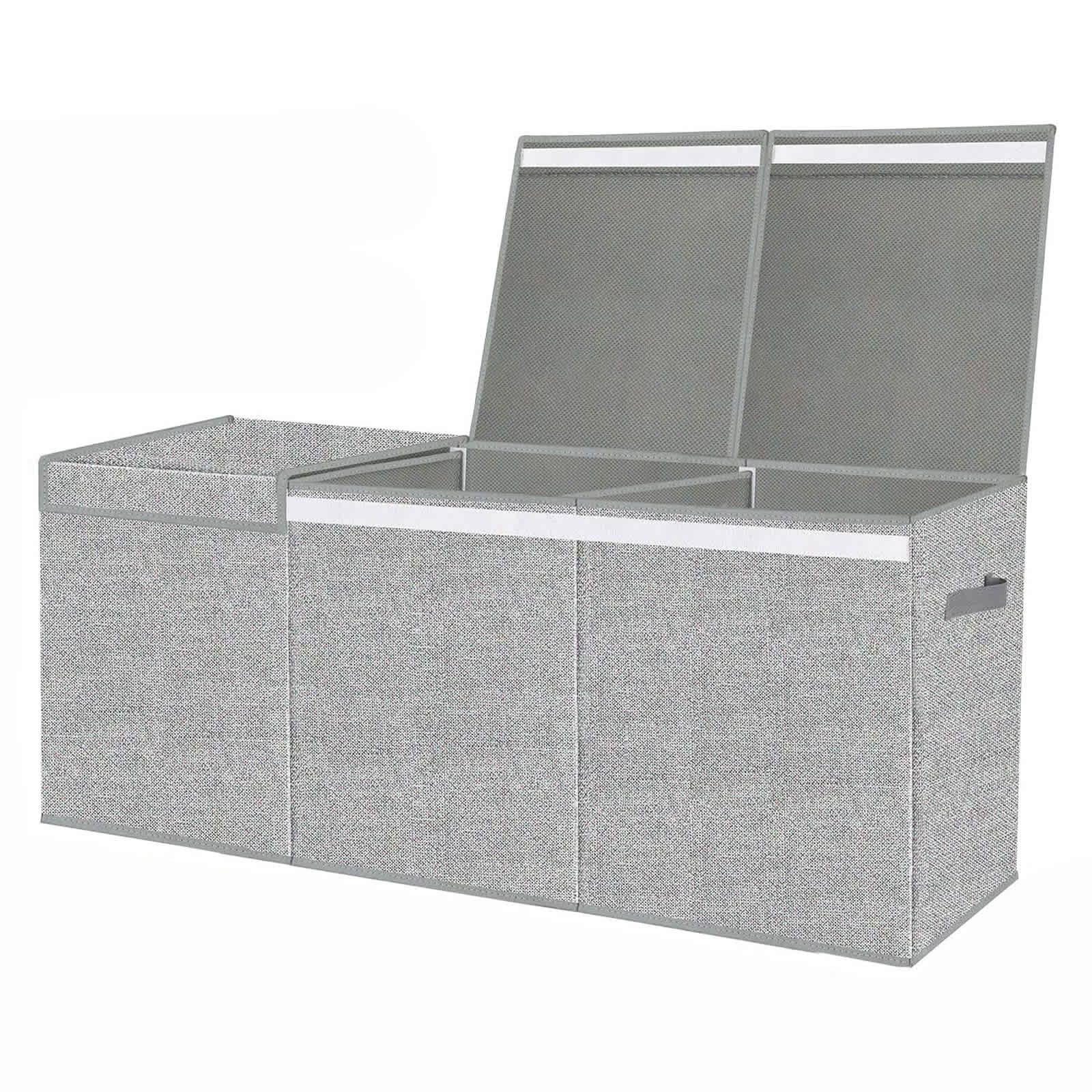 Etokfoks Extra Large Toy Box 1 Piece Collapsible Kids Toy Chest ...